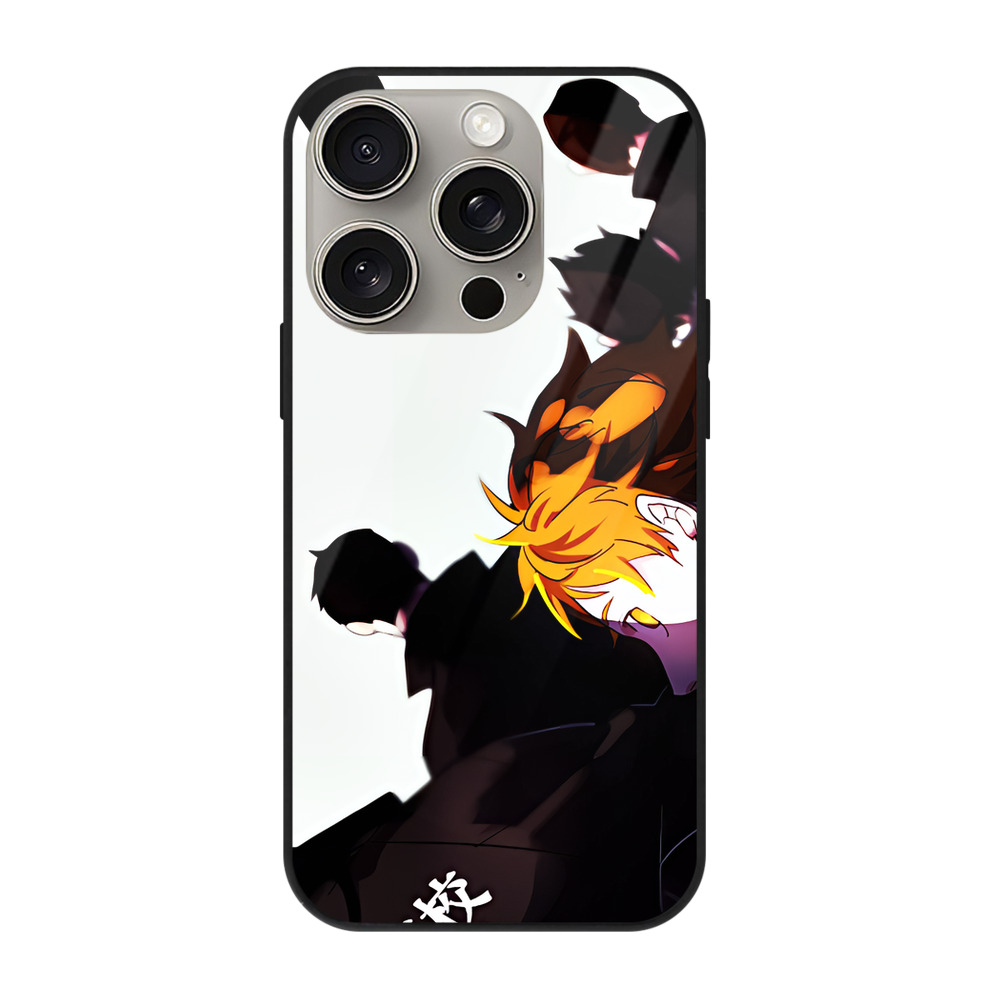 （画像用） ハイキュー!! Haikyu!! 【iPhone15Pro対応】スマホケース 耐衝撃＆黄変防止 背面ガラス