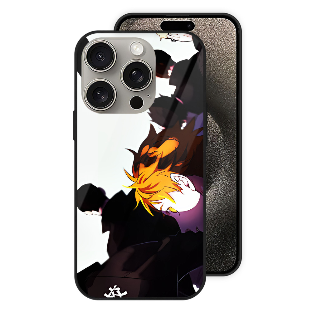 （画像用） ハイキュー!! Haikyu!! 【iPhone15Pro対応】スマホケース 耐衝撃＆黄変防止 背面ガラス