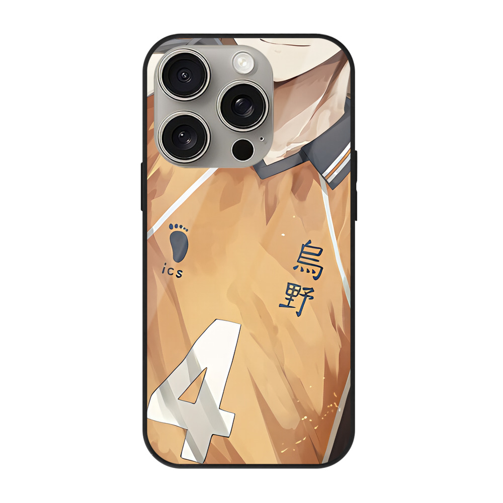 （画像用） ハイキュー!! Haikyu!! 【iPhone15Pro対応】スマホケース 耐衝撃＆黄変防止 背面ガラス