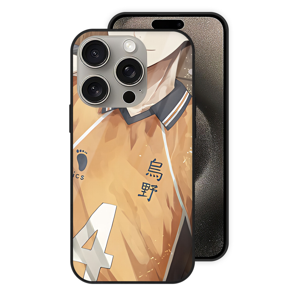 （画像用） ハイキュー!! Haikyu!! 【iPhone15Pro対応】スマホケース 耐衝撃＆黄変防止 背面ガラス