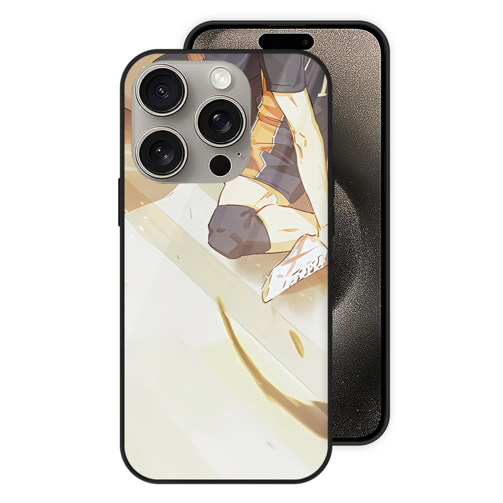 （画像用） ハイキュー!! Haikyu!! 【iPhone15Pro対応】スマホケース 耐衝撃＆黄変防止 背面ガラス