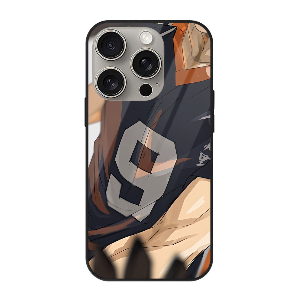（画像用） ハイキュー!! Haikyu!! 【iPhone15Pro対応】スマホケース 耐衝撃＆黄変防止 背面ガラス