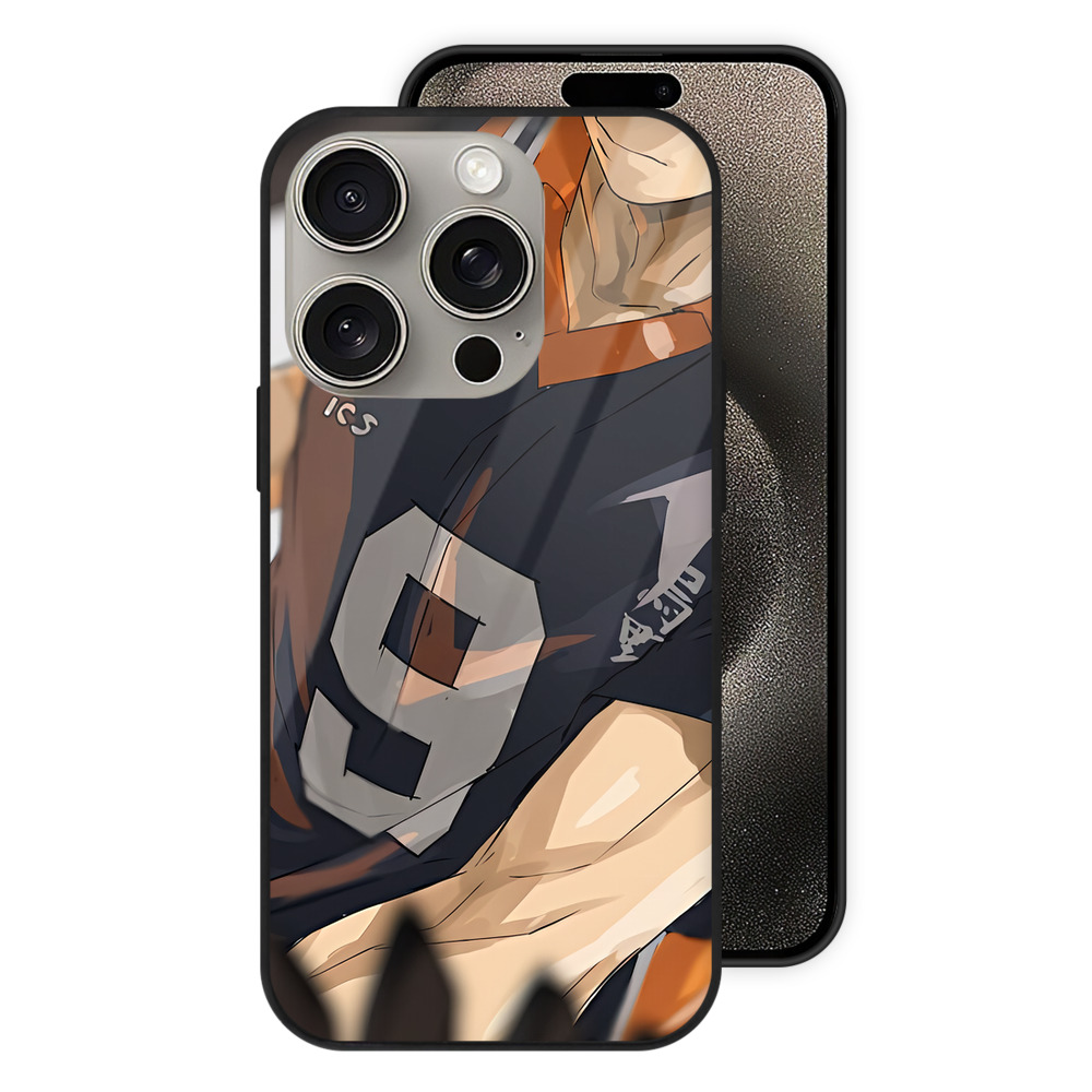 （画像用） ハイキュー!! Haikyu!! 【iPhone15Pro対応】スマホケース 耐衝撃＆黄変防止 背面ガラス