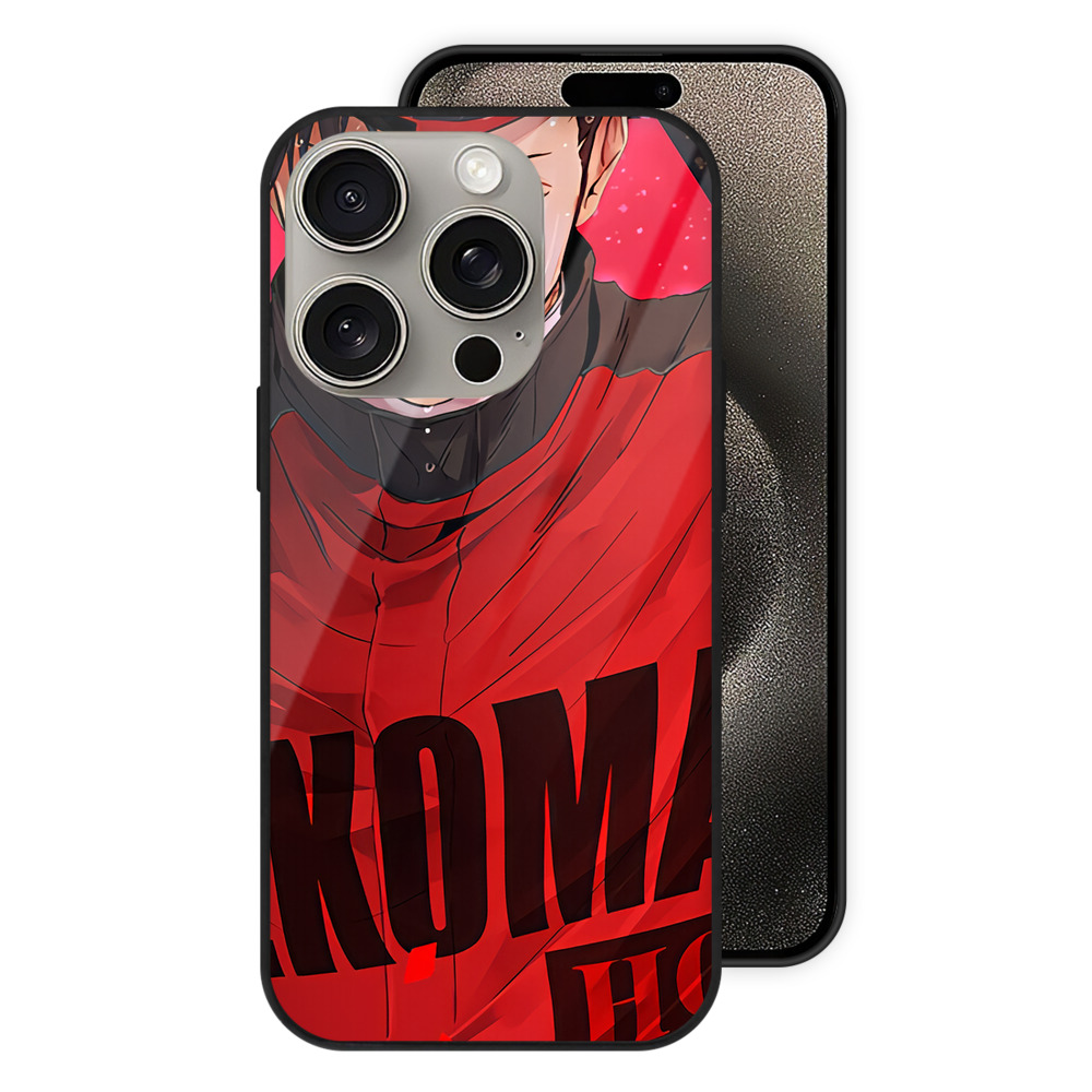 （画像用） ハイキュー!! Haikyu!! 【iPhone15Pro対応】スマホケース 耐衝撃＆黄変防止 背面ガラス