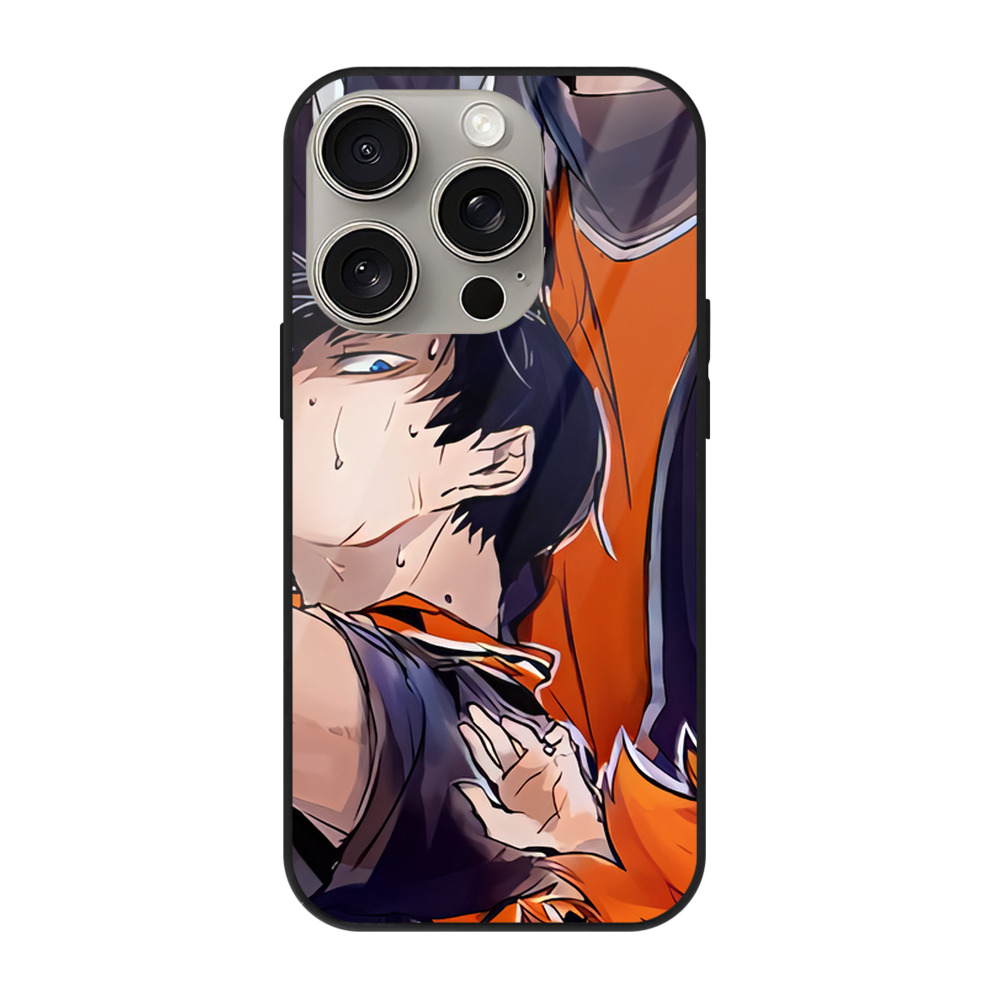 （画像用） ハイキュー!! Haikyu!! 【iPhone15Pro対応】スマホケース 耐衝撃＆黄変防止 背面ガラス