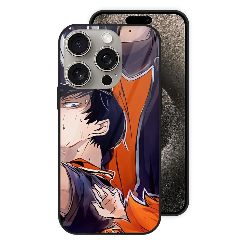 （画像用） ハイキュー!! Haikyu!! 【iPhone15Pro対応】スマホケース 耐衝撃＆黄変防止 背面ガラス