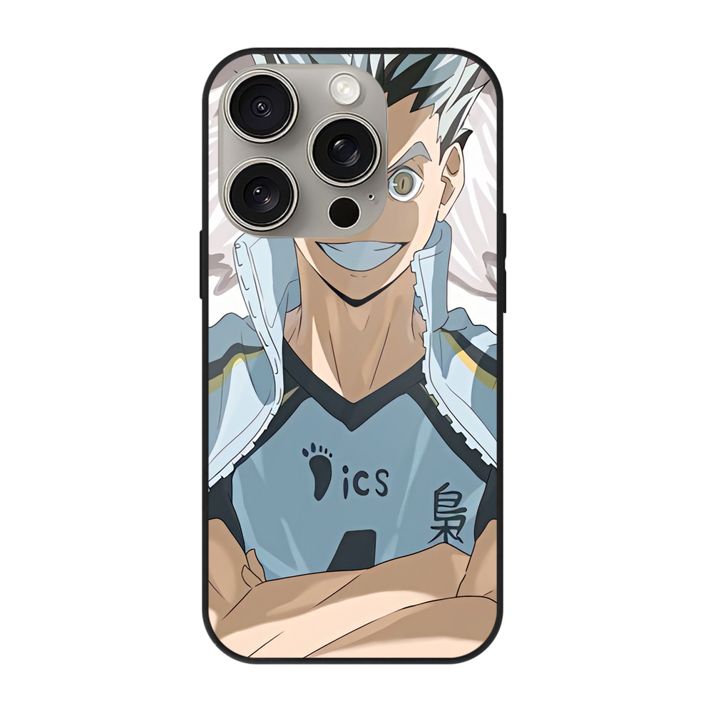 （画像用） ハイキュー!! Haikyu!! 【iPhone15Pro対応】スマホケース 耐衝撃＆黄変防止 背面ガラス