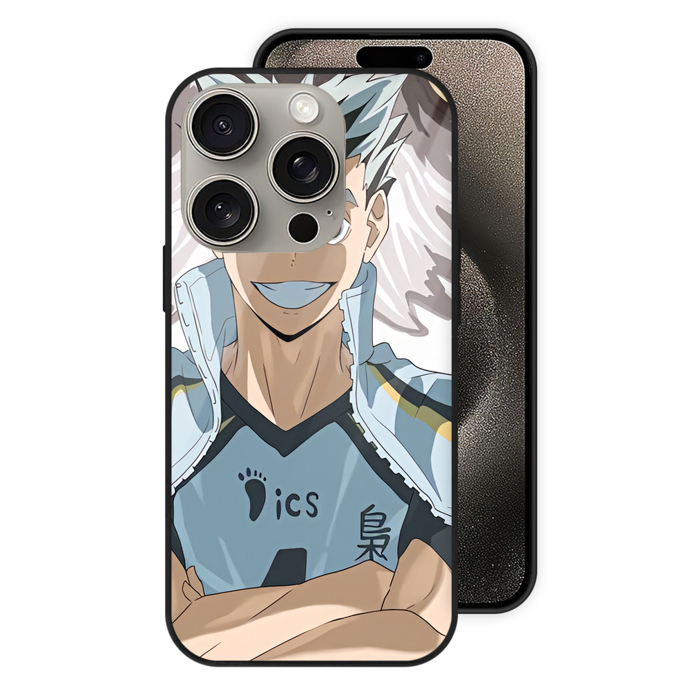 （画像用） ハイキュー!! Haikyu!! 【iPhone15Pro対応】スマホケース 耐衝撃＆黄変防止 背面ガラス