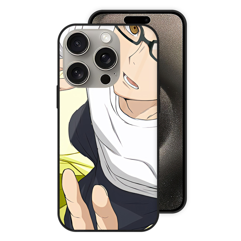 （画像用） ハイキュー!! Haikyu!! 【iPhone15Pro対応】スマホケース 耐衝撃＆黄変防止 背面ガラス