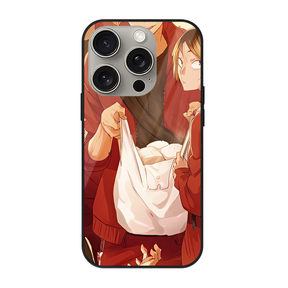 （画像用） ハイキュー!! Haikyu!! 【iPhone15Pro対応】スマホケース 耐衝撃＆黄変防止 背面ガラス