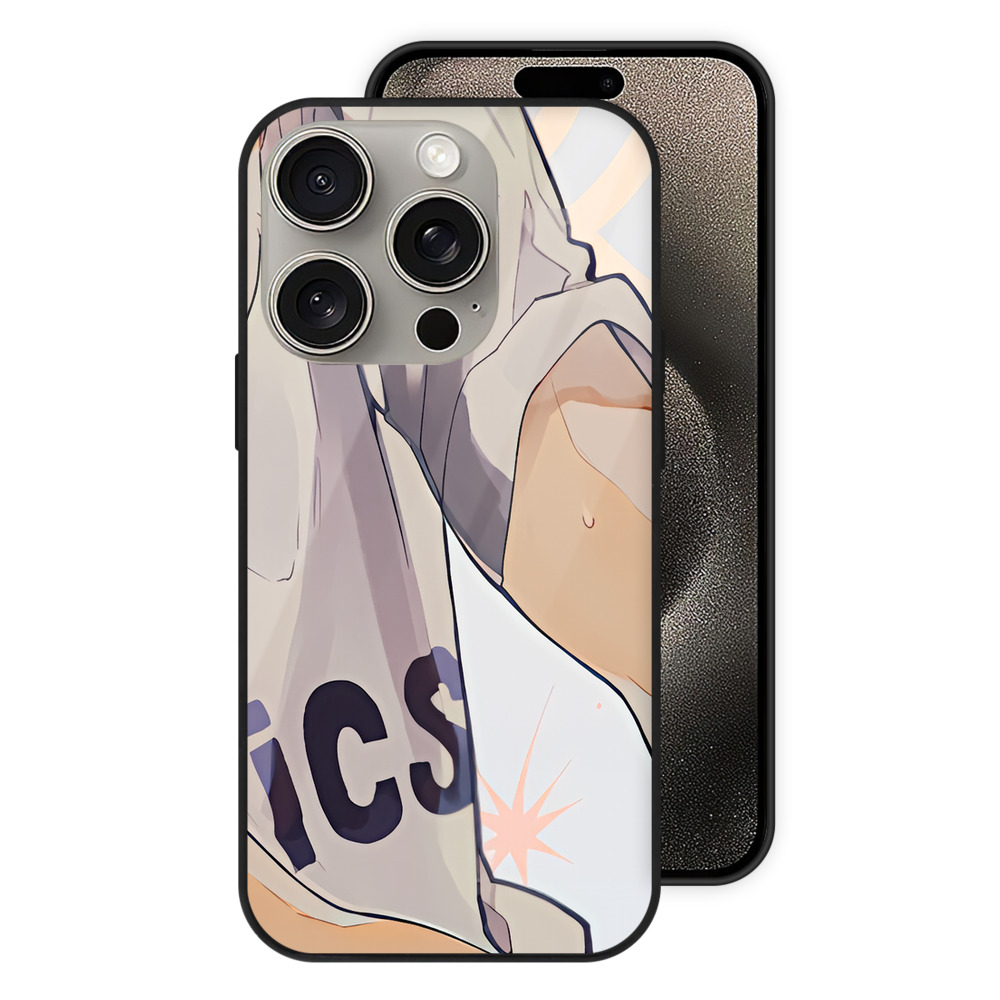 （画像用） ハイキュー!! Haikyu!! 【iPhone15Pro対応】スマホケース 耐衝撃＆黄変防止 背面ガラス
