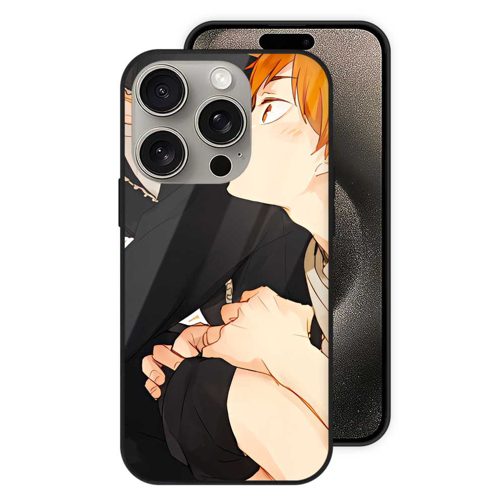（画像用） ハイキュー!! Haikyu!! 【iPhone15Pro対応】スマホケース 耐衝撃＆黄変防止 背面ガラス
