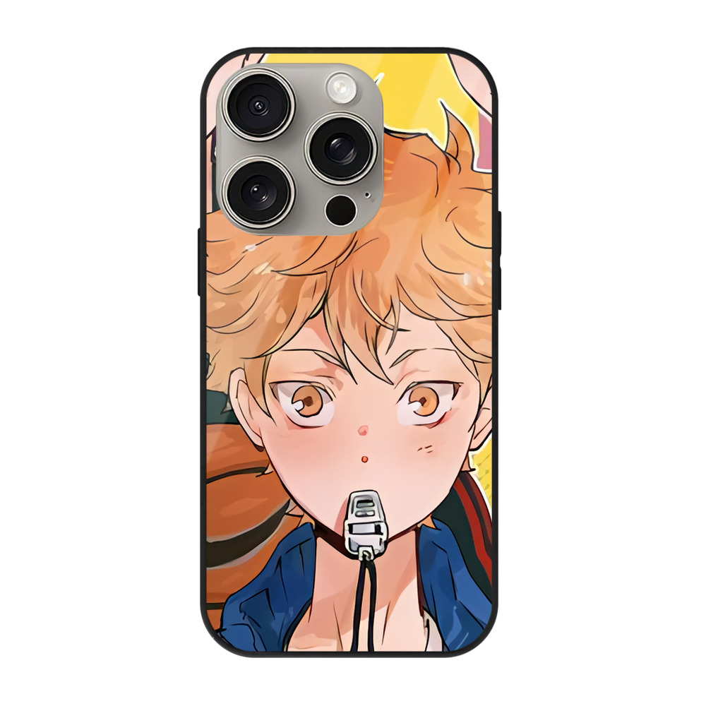 （画像用） ハイキュー!! Haikyu!! 【iPhone15Pro対応】スマホケース 耐衝撃＆黄変防止 背面ガラス