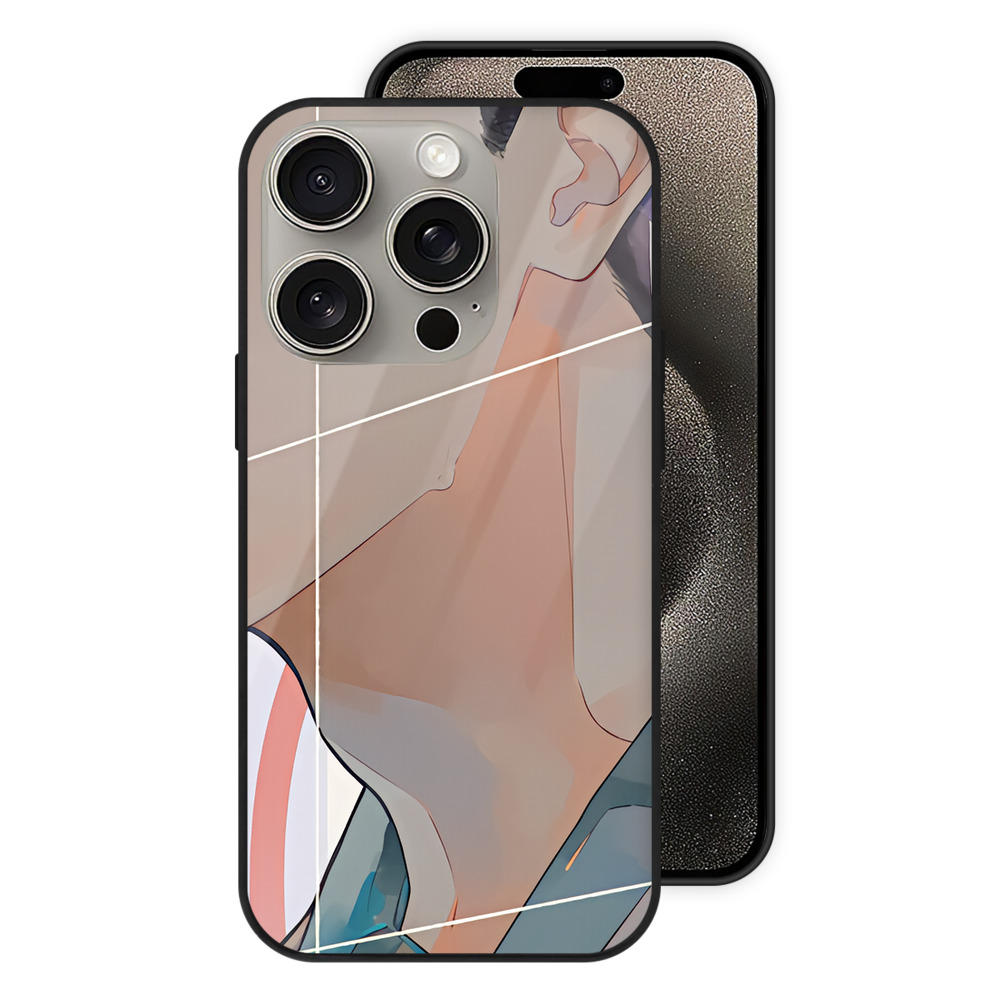 （画像用） ハイキュー!! Haikyu!! 【iPhone15Pro対応】スマホケース 耐衝撃＆黄変防止 背面ガラス