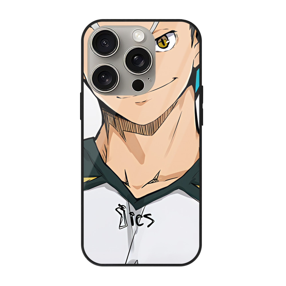 （画像用） ハイキュー!! Haikyu!! 【iPhone15Pro対応】スマホケース 耐衝撃＆黄変防止 背面ガラス