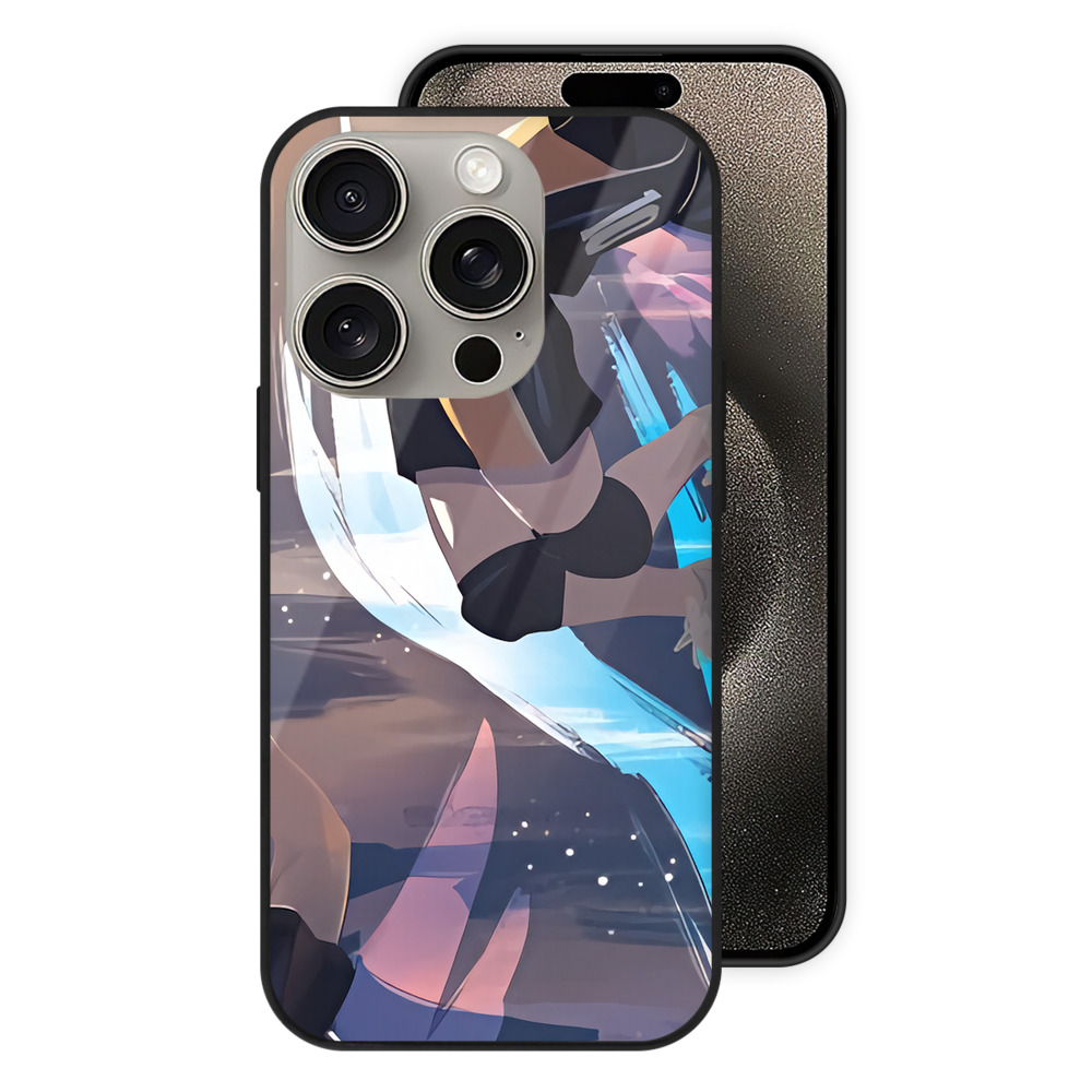 （画像用） ハイキュー!! Haikyu!! 【iPhone15Pro対応】スマホケース 耐衝撃＆黄変防止 背面ガラス