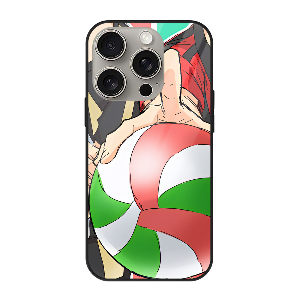 （画像用） ハイキュー!! Haikyu!! 【iPhone15Pro対応】スマホケース 耐衝撃＆黄変防止 背面ガラス
