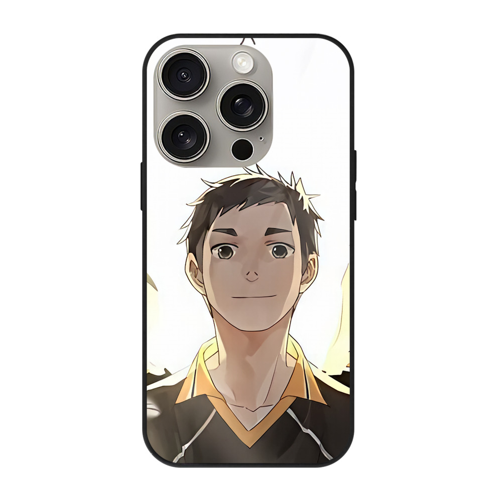 （画像用） ハイキュー!! Haikyu!! 【iPhone15Pro対応】スマホケース 耐衝撃＆黄変防止 背面ガラス