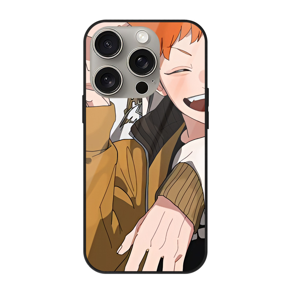 （画像用） ハイキュー!! Haikyu!! 【iPhone15Pro対応】スマホケース 耐衝撃＆黄変防止 背面ガラス