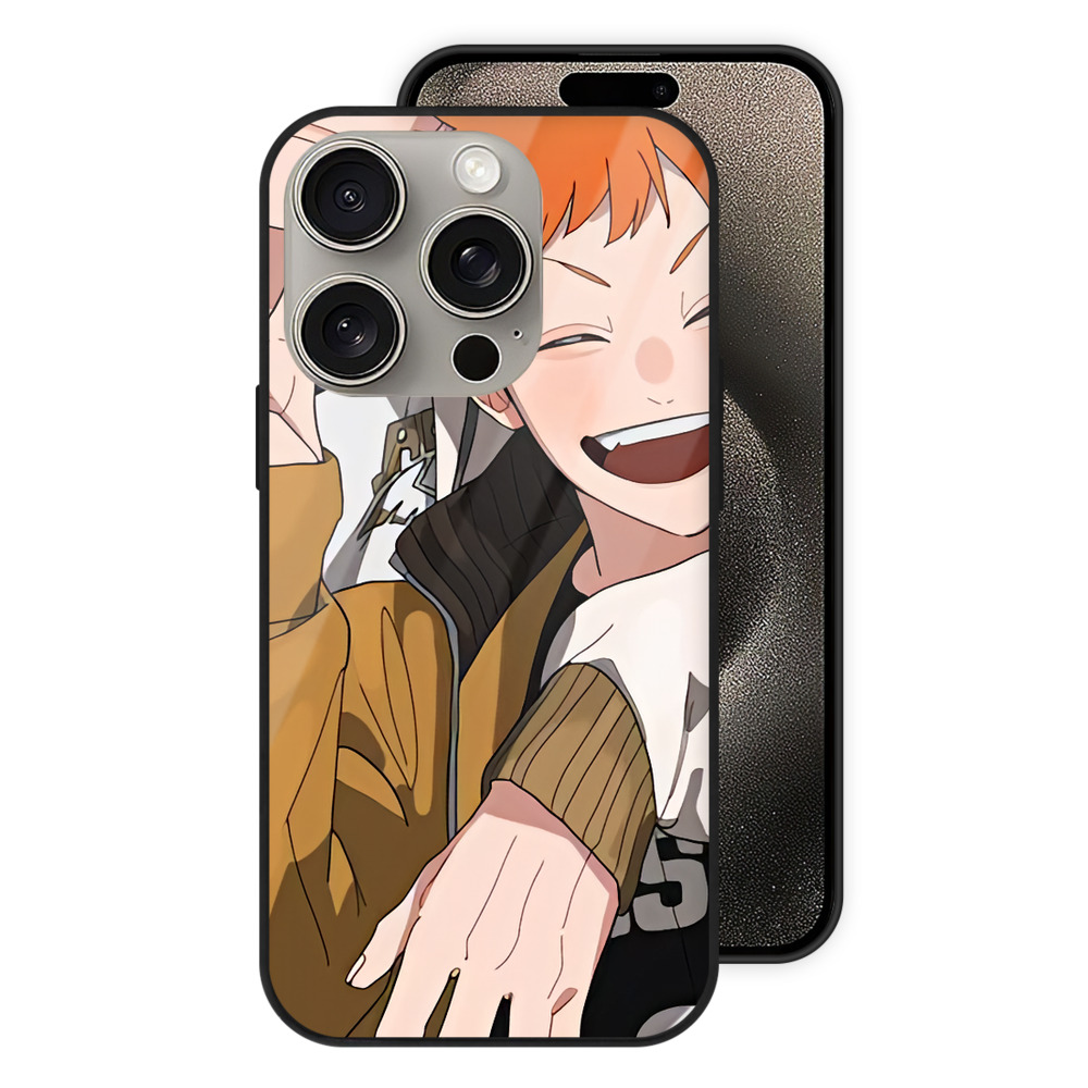 （画像用） ハイキュー!! Haikyu!! 【iPhone15Pro対応】スマホケース 耐衝撃＆黄変防止 背面ガラス