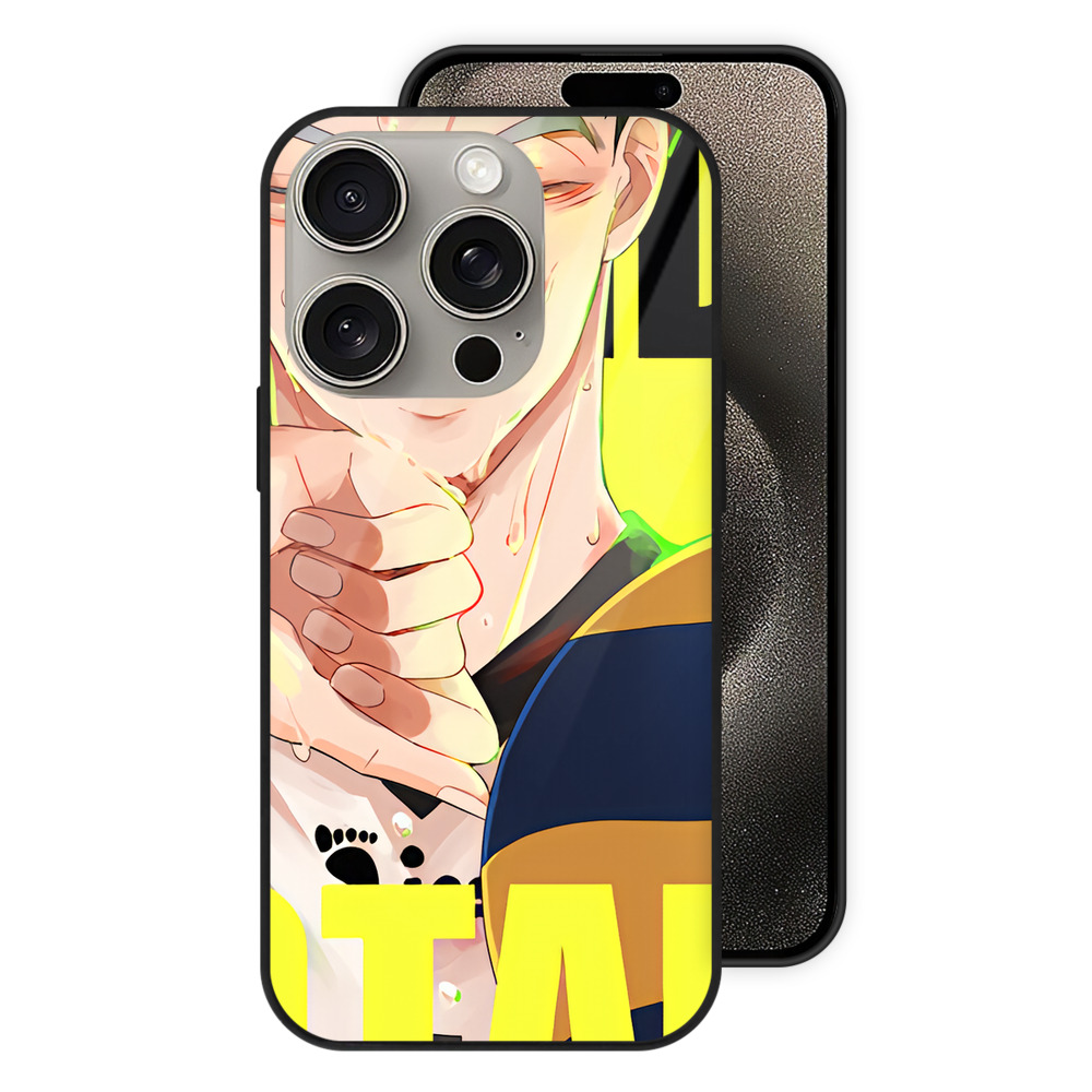 （画像用） ハイキュー!! Haikyu!! 【iPhone15Pro対応】スマホケース 耐衝撃＆黄変防止 背面ガラス