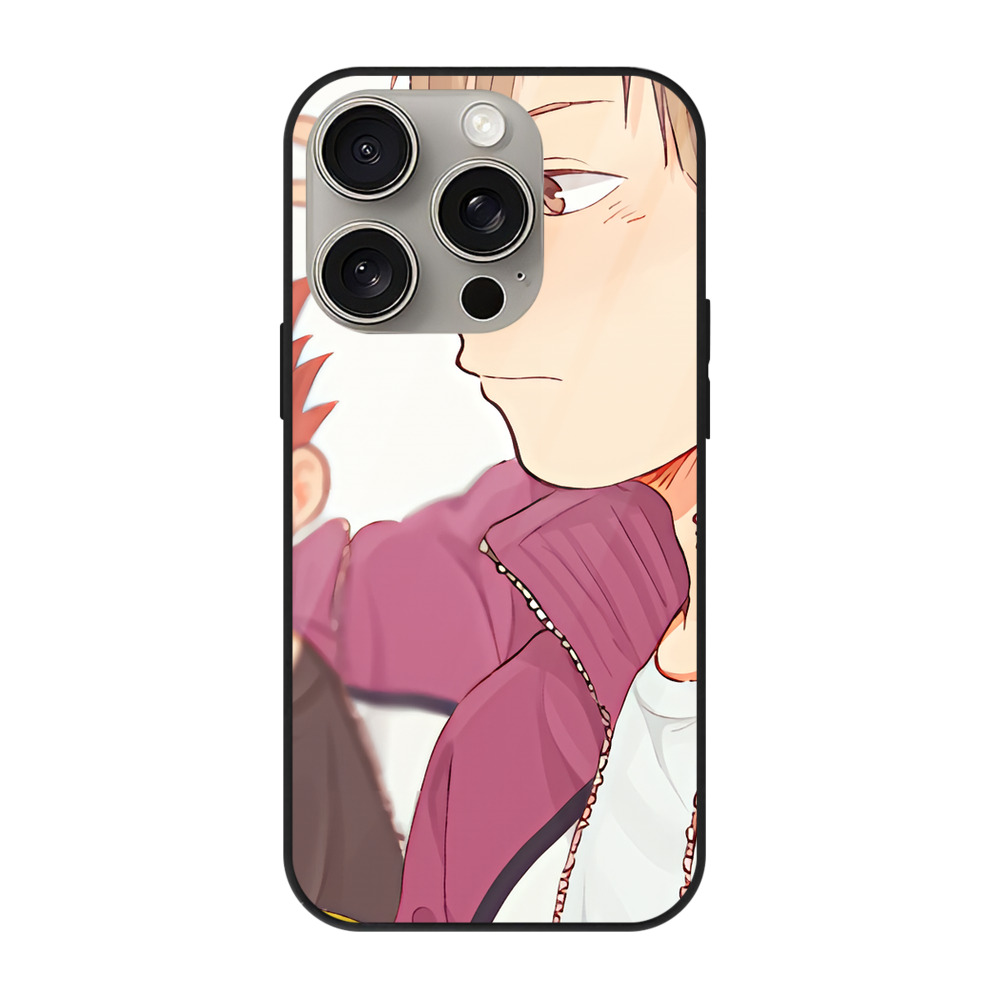 （画像用） ハイキュー!! Haikyu!! 【iPhone15Pro対応】スマホケース 耐衝撃＆黄変防止 背面ガラス