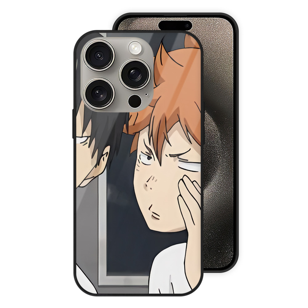 （画像用） ハイキュー!! Haikyu!! 【iPhone15Pro対応】スマホケース 耐衝撃＆黄変防止 背面ガラス