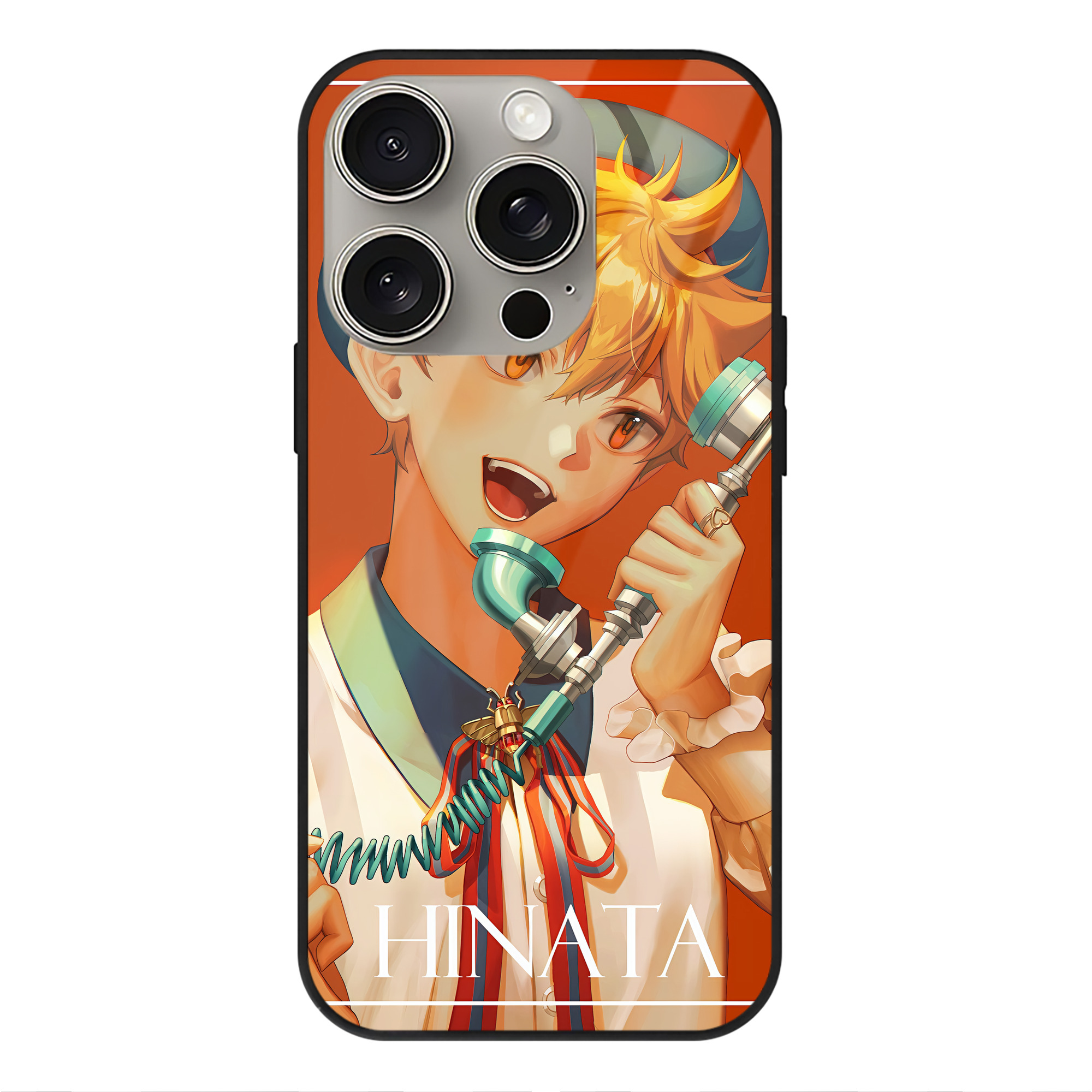 （画像用） ハイキュー!! Haikyu!! 【iPhone15Pro対応】スマホケース 耐衝撃＆黄変防止 背面ガラス
