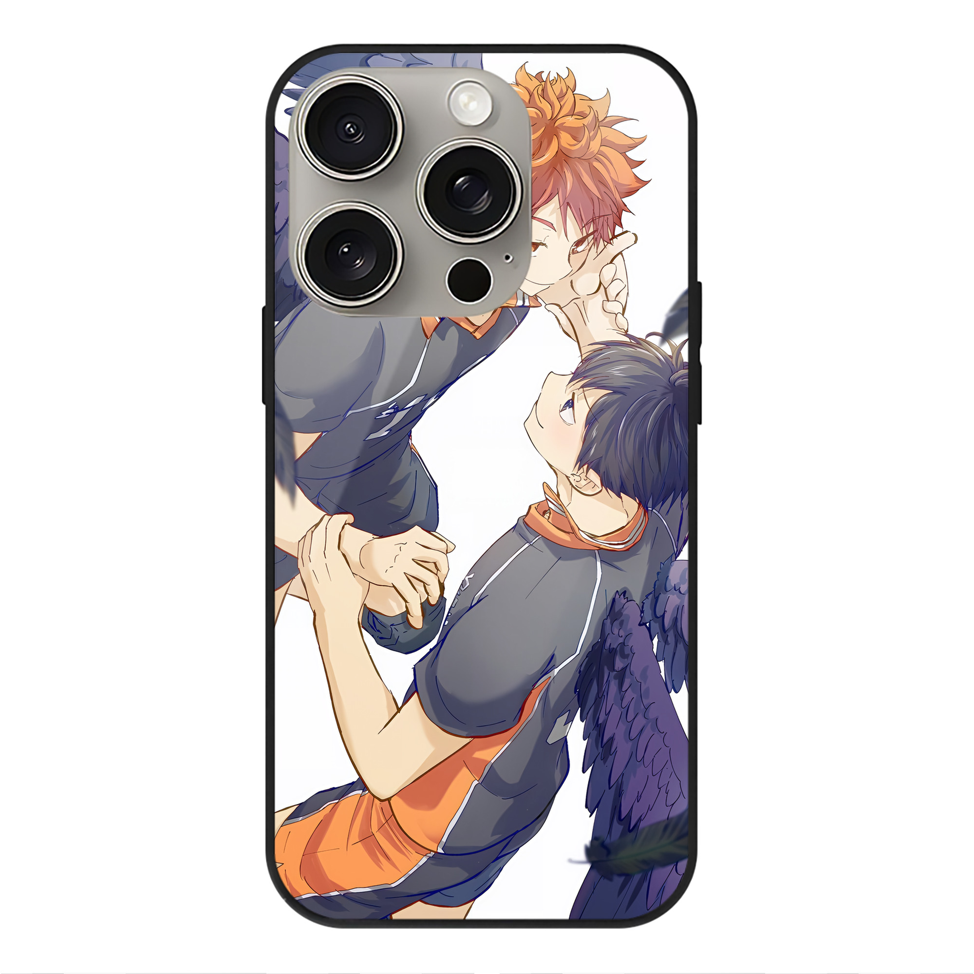 （画像用） ハイキュー!! Haikyu!! 【iPhone15Pro対応】スマホケース 耐衝撃＆黄変防止 背面ガラス