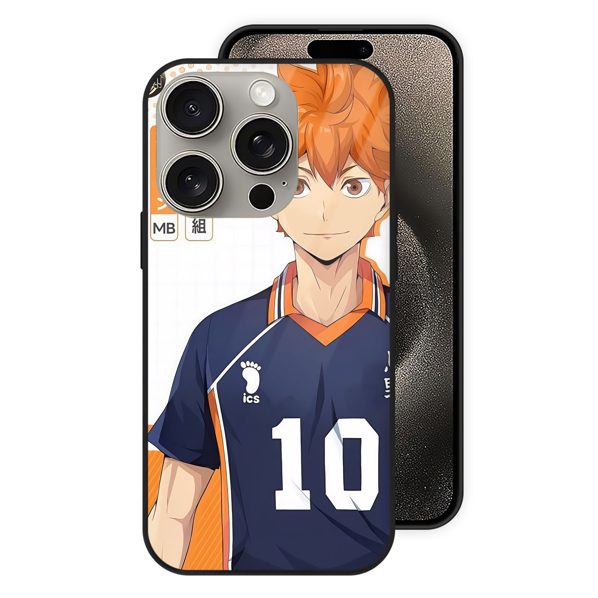 （画像用） ハイキュー!! Haikyu!! 【iPhone15Pro対応】スマホケース 耐衝撃＆黄変防止 背面ガラス
