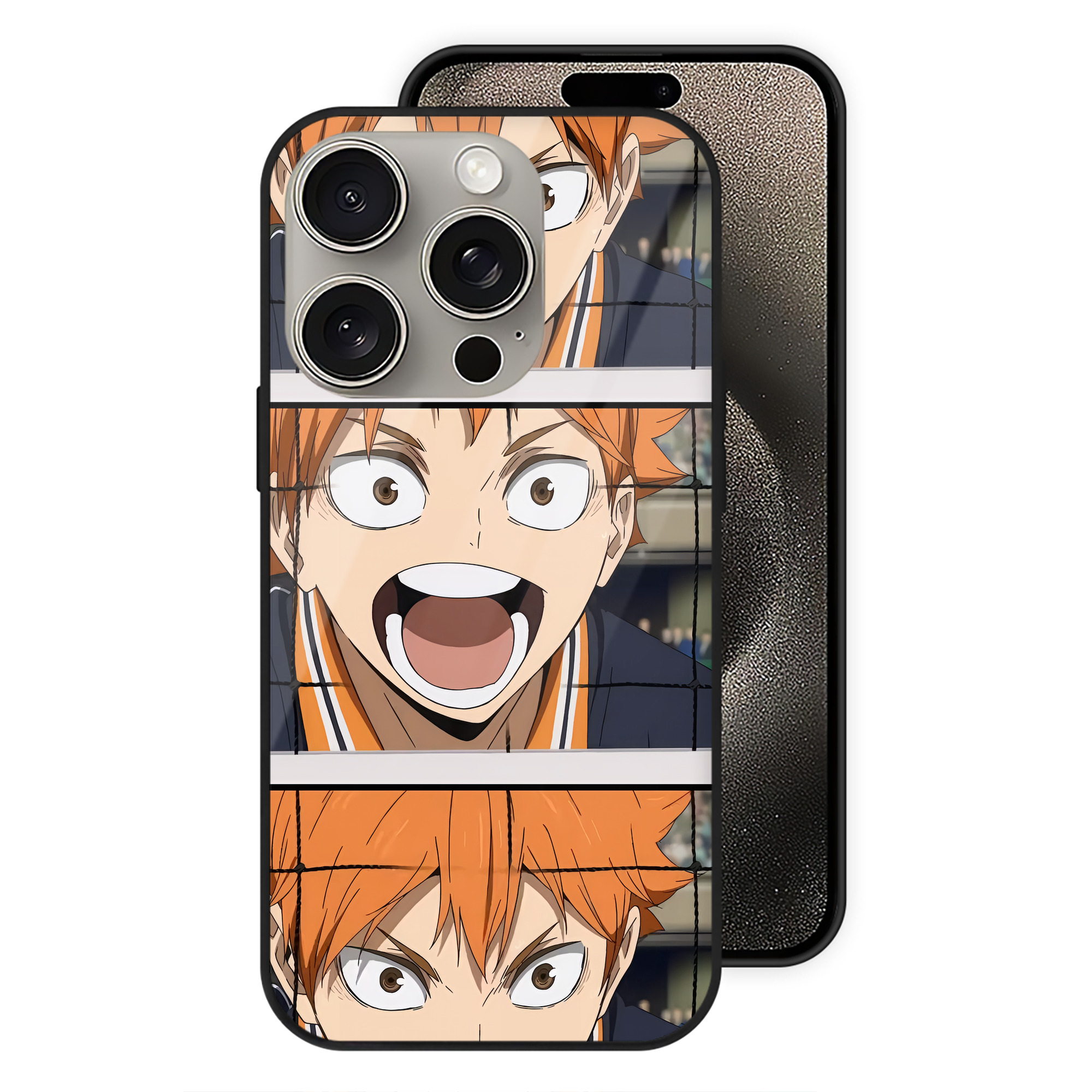 （画像用） ハイキュー!! Haikyu!! 【iPhone15Pro対応】スマホケース 耐衝撃＆黄変防止 背面ガラス