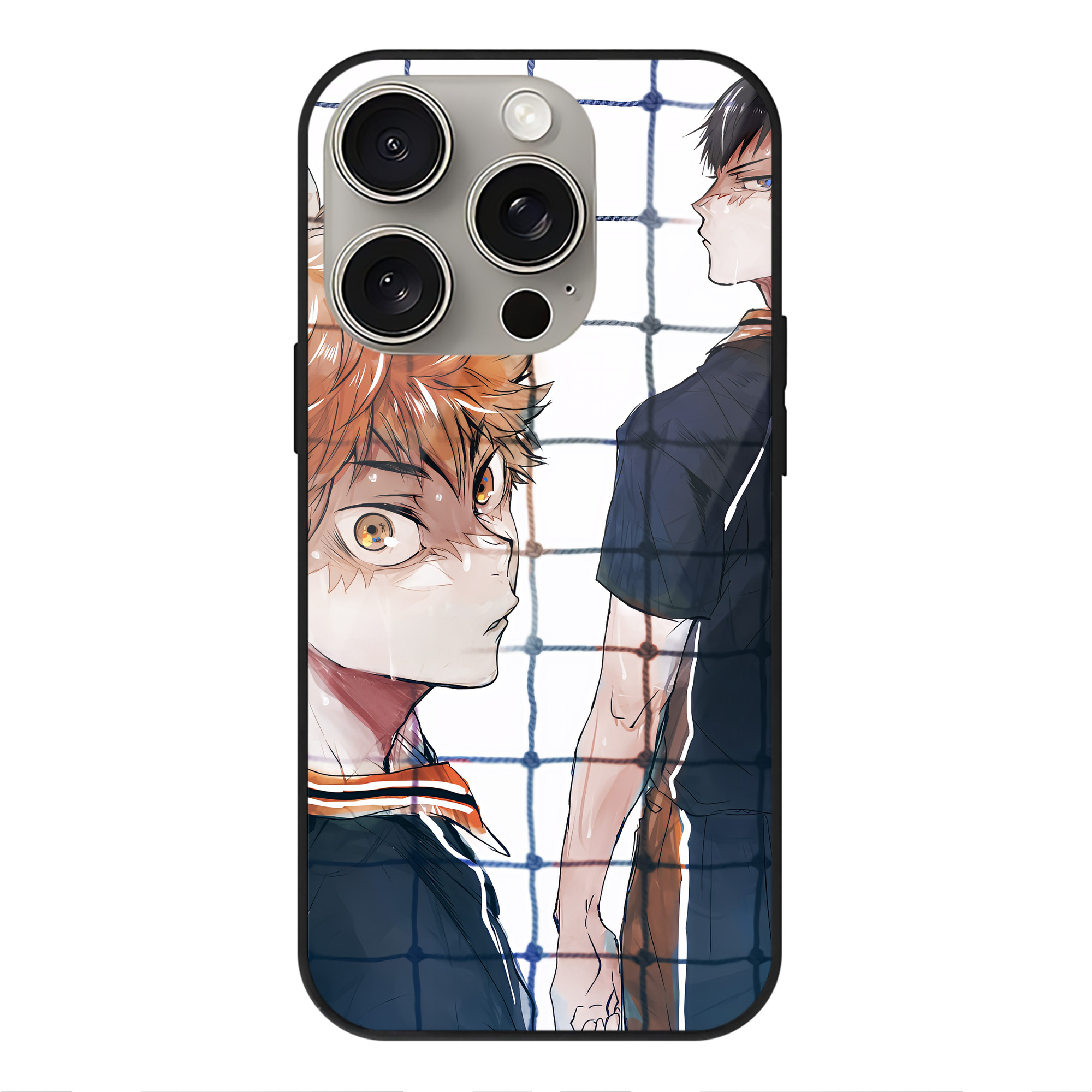 （画像用） ハイキュー!! Haikyu!! 【iPhone15Pro対応】スマホケース 耐衝撃＆黄変防止 背面ガラス