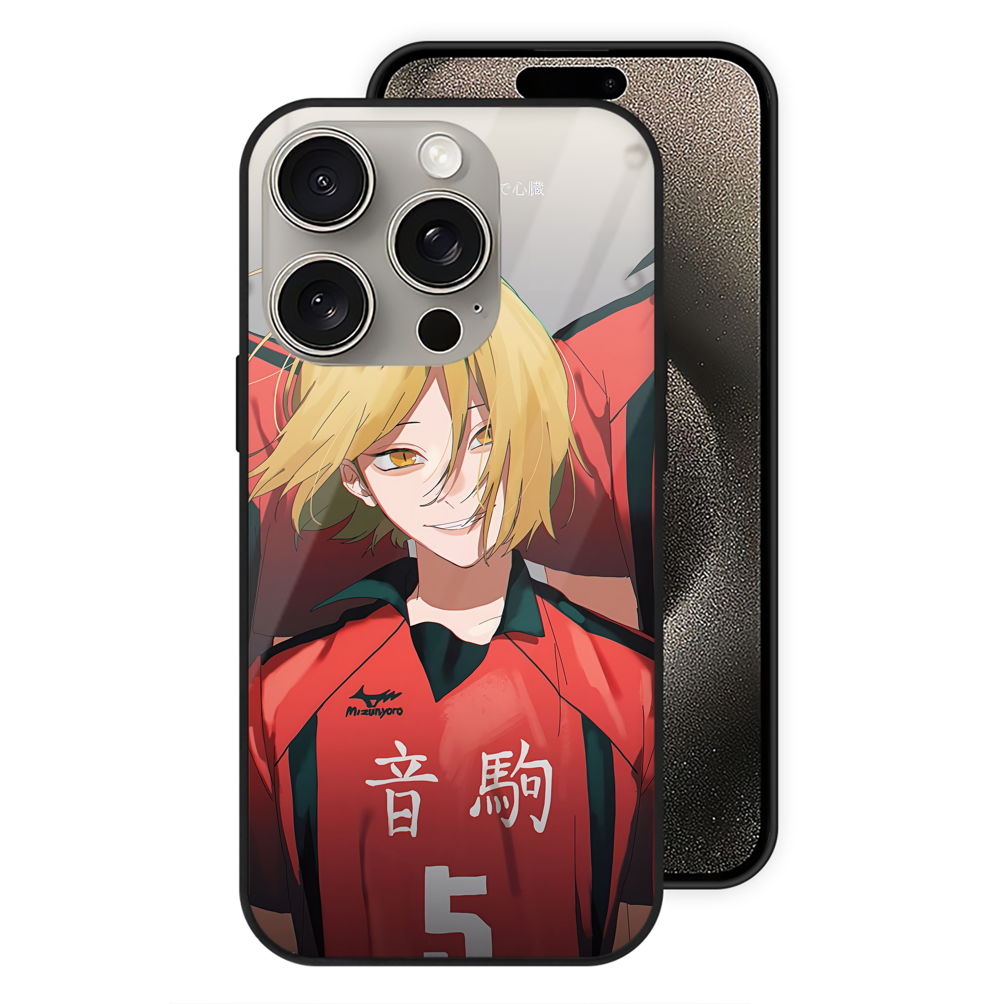 （画像用） ハイキュー!! Haikyu!! 【iPhone15Pro対応】スマホケース 耐衝撃＆黄変防止 背面ガラス