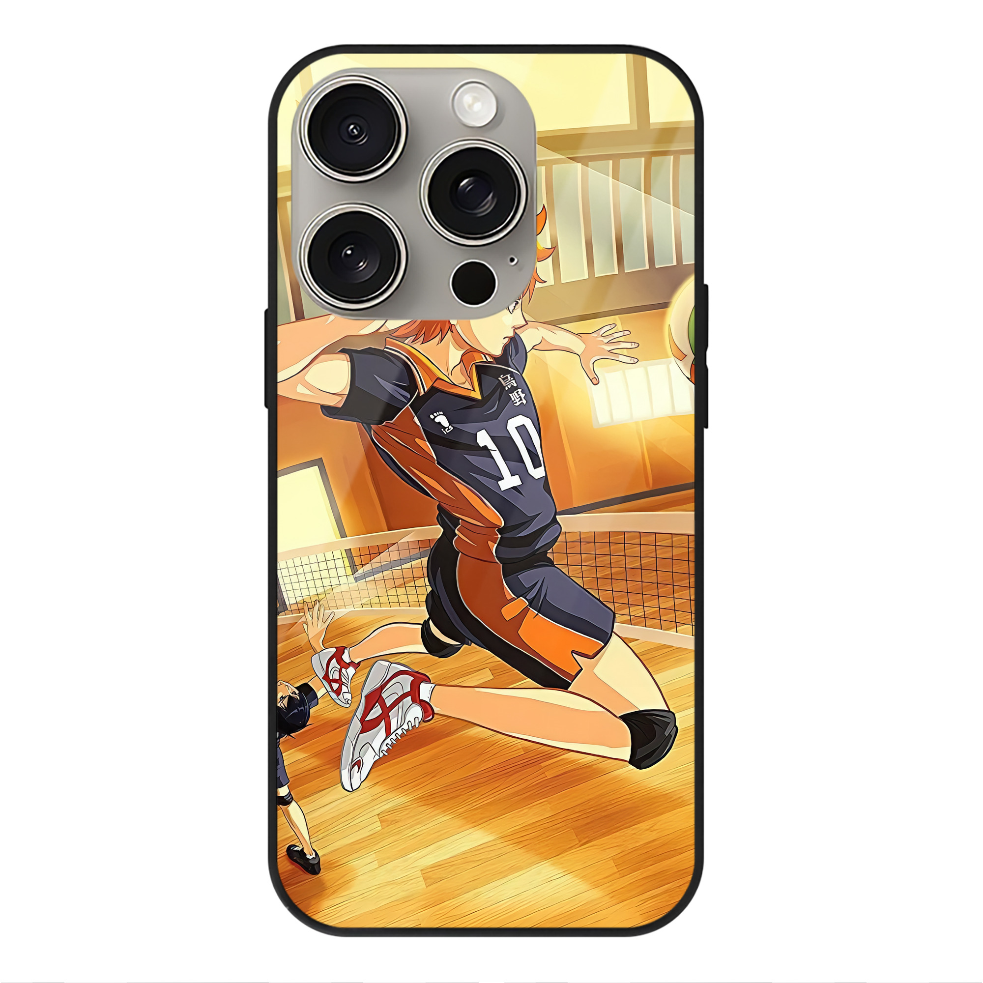 （画像用） ハイキュー!! Haikyu!! 【iPhone15Pro対応】スマホケース 耐衝撃＆黄変防止 背面ガラス