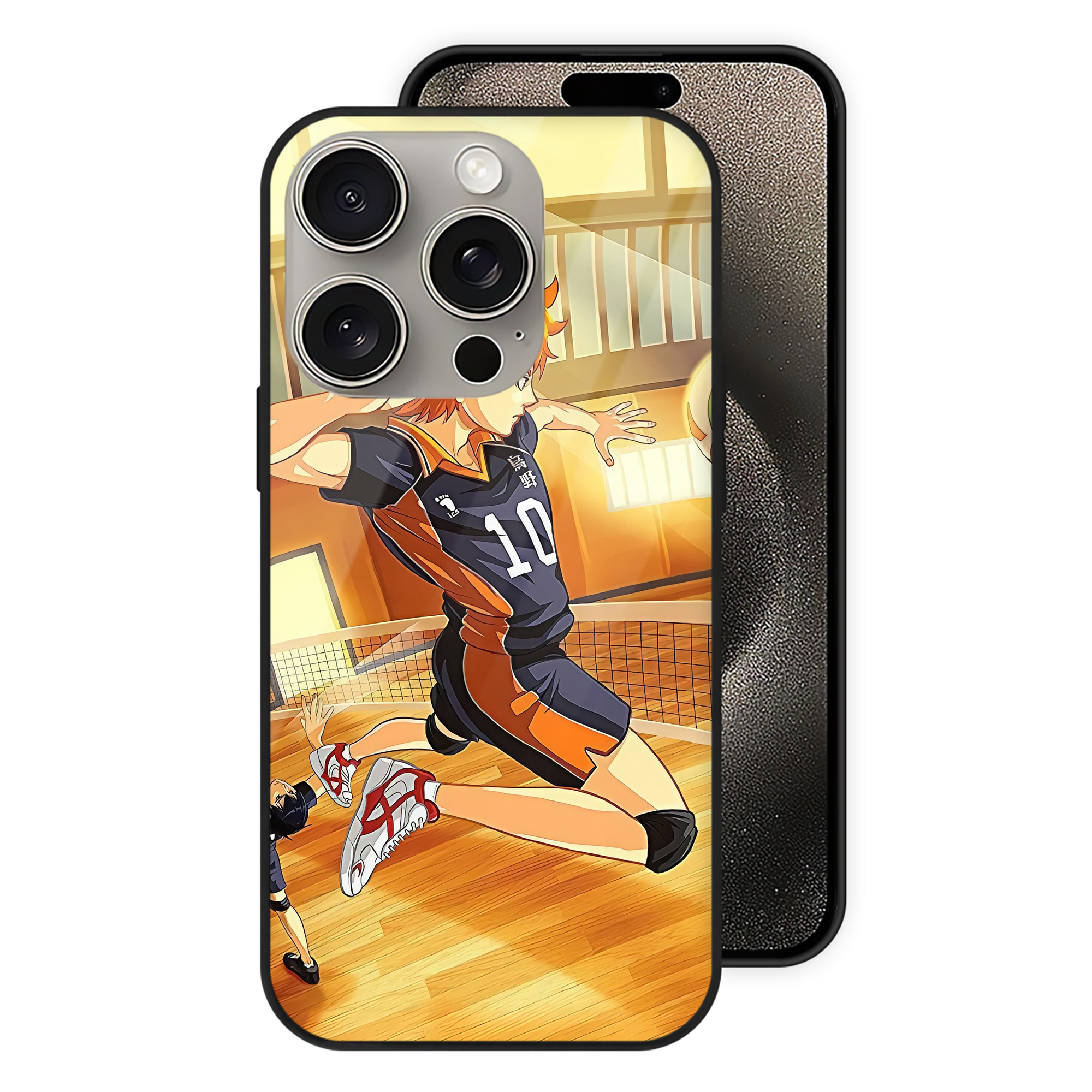 （画像用） ハイキュー!! Haikyu!! 【iPhone15Pro対応】スマホケース 耐衝撃＆黄変防止 背面ガラス