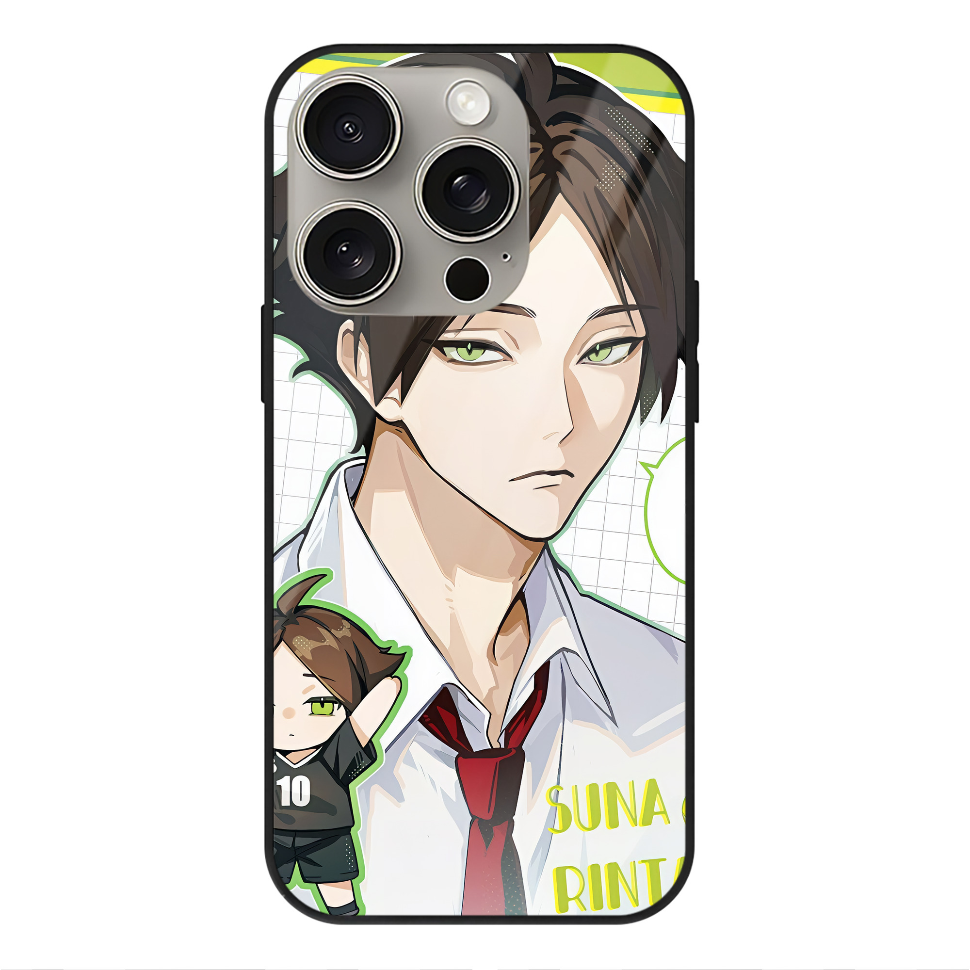 （画像用） ハイキュー!! Haikyu!! 【iPhone15Pro対応】スマホケース 耐衝撃＆黄変防止 背面ガラス
