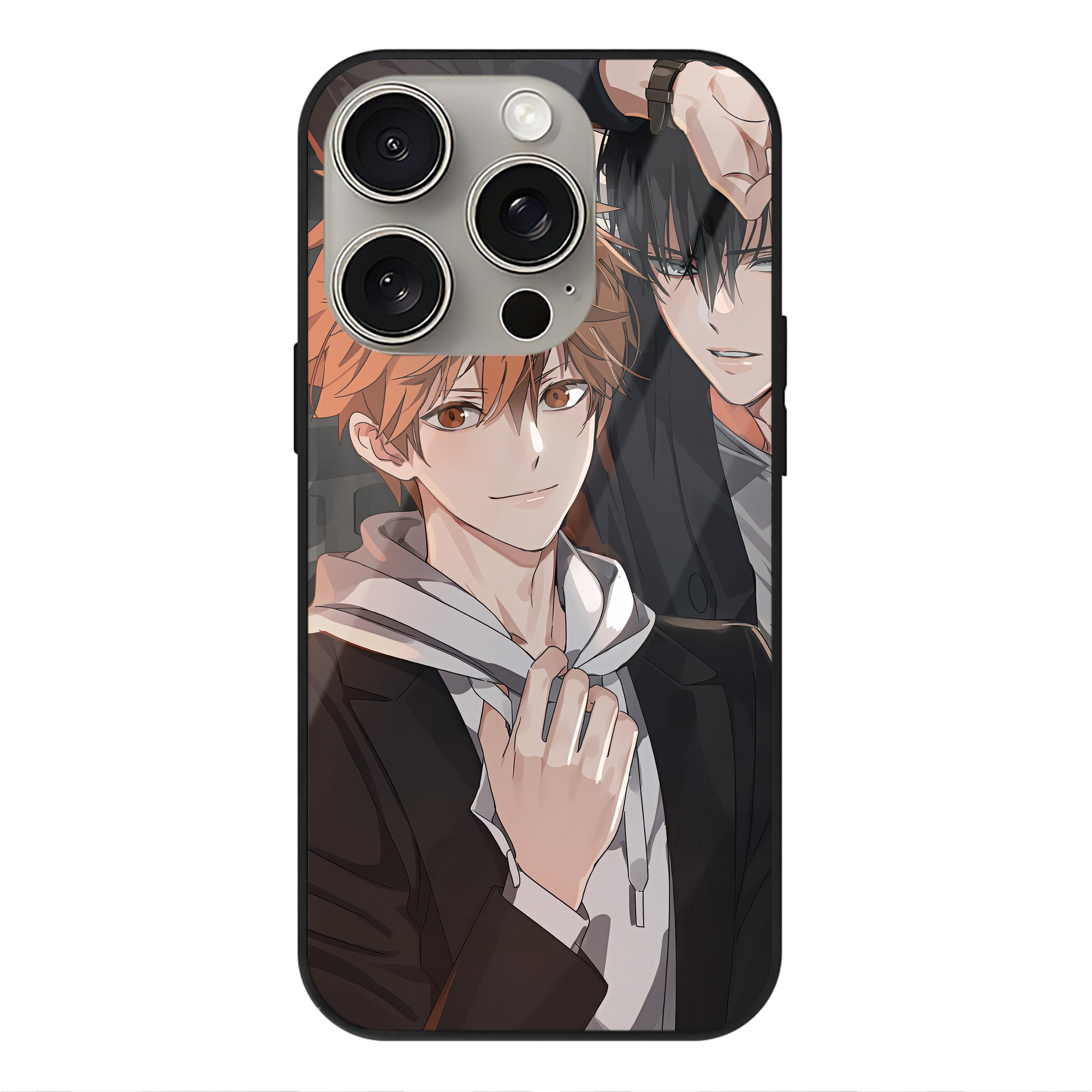 （画像用） ハイキュー!! Haikyu!! 【iPhone15Pro対応】スマホケース 耐衝撃＆黄変防止 背面ガラス