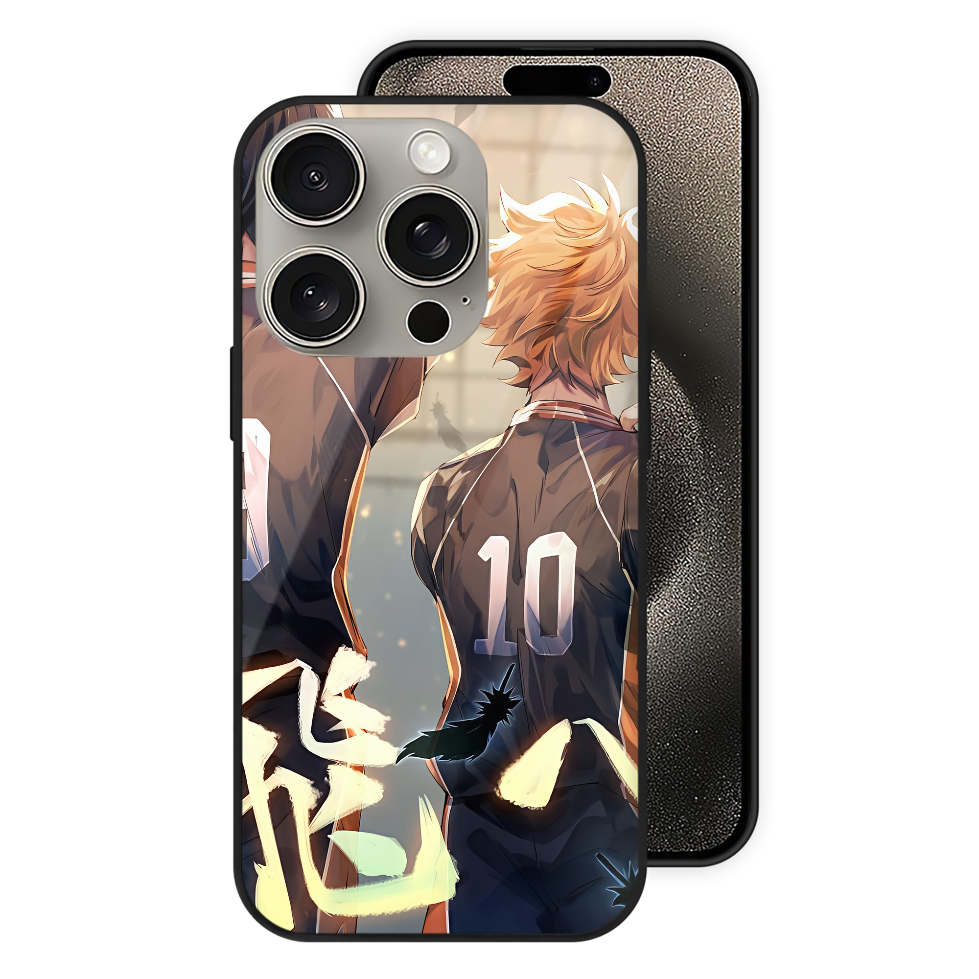 （画像用） ハイキュー!! Haikyu!! 【iPhone15Pro対応】スマホケース 耐衝撃＆黄変防止 背面ガラス