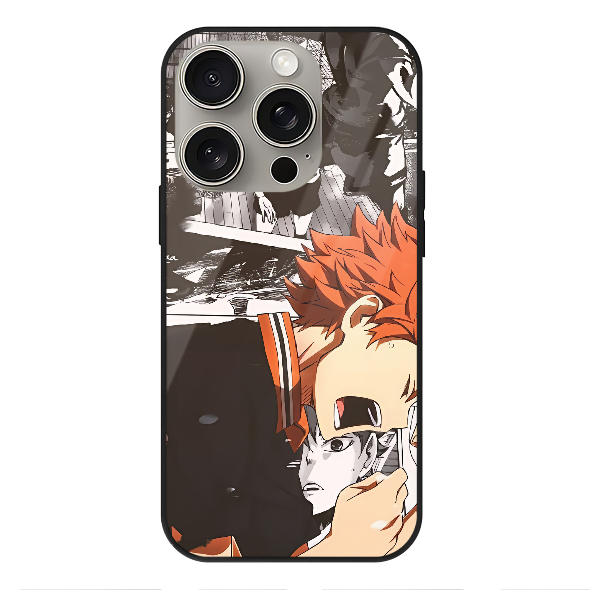 （画像用） ハイキュー!! Haikyu!! 【iPhone15Pro対応】スマホケース 耐衝撃＆黄変防止 背面ガラス