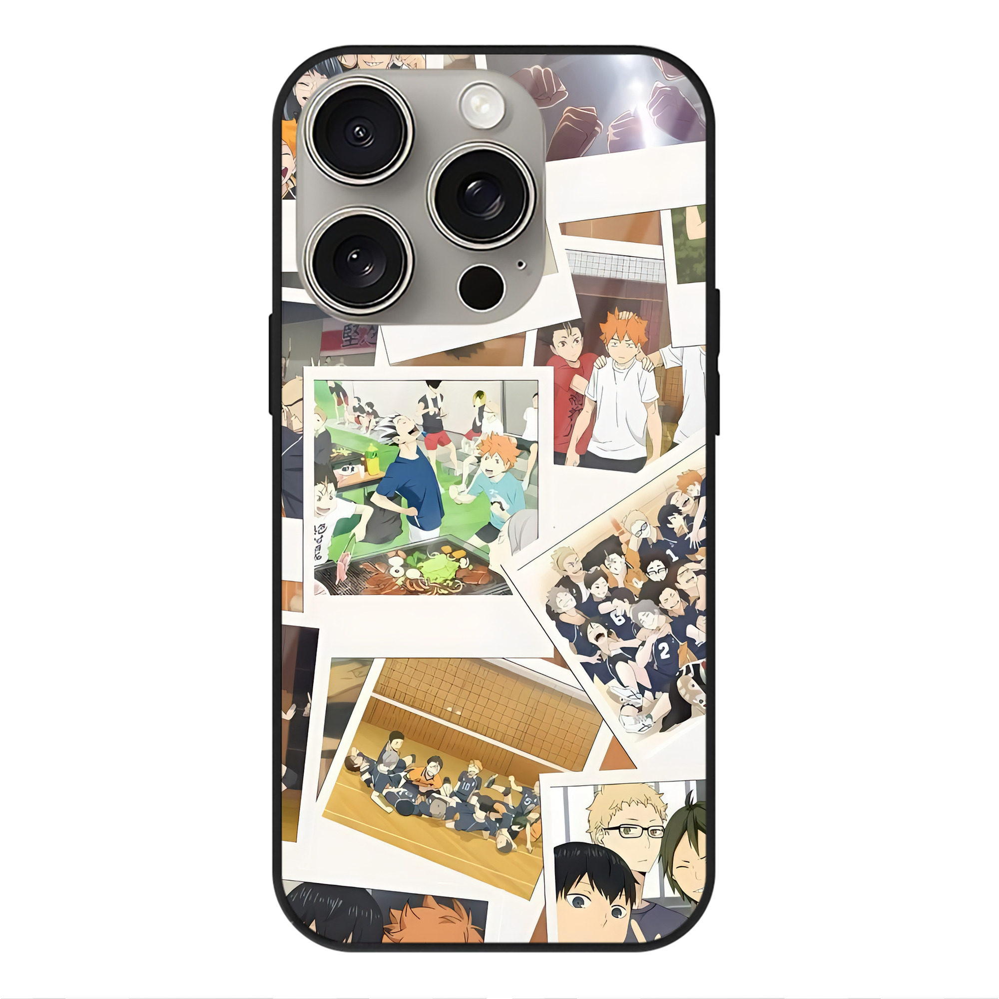 （画像用） ハイキュー!! Haikyu!! 【iPhone15Pro対応】スマホケース 耐衝撃＆黄変防止 背面ガラス