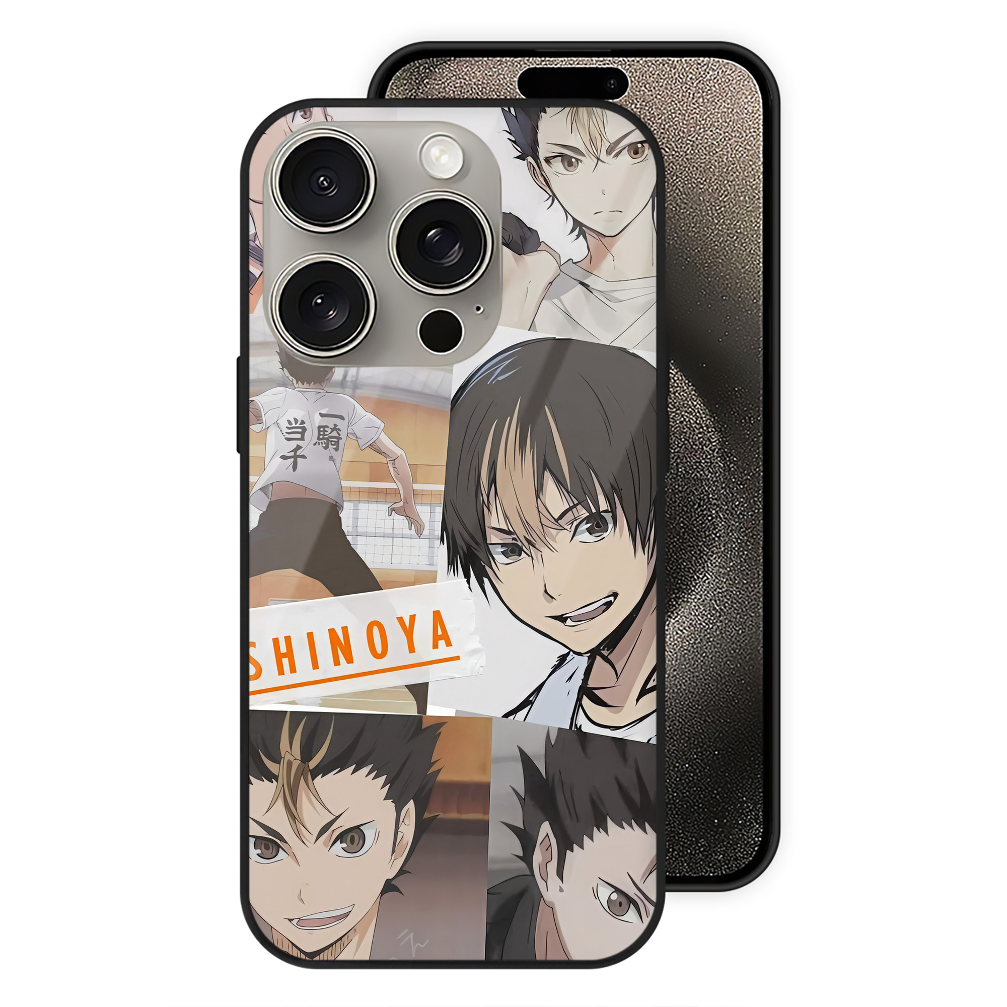 （画像用） ハイキュー!! Haikyu!! 【iPhone15Pro対応】スマホケース 耐衝撃＆黄変防止 背面ガラス
