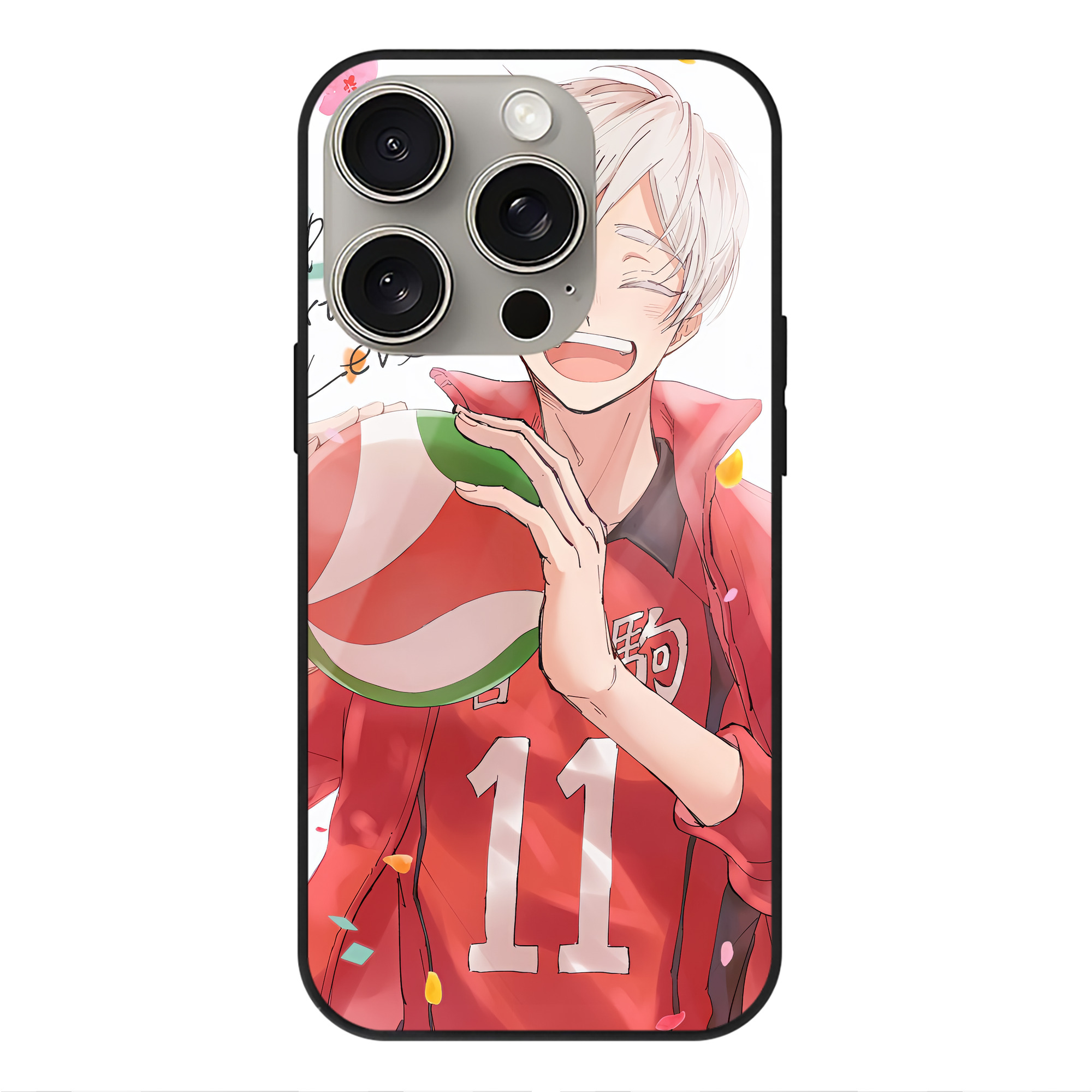 （画像用） ハイキュー!! Haikyu!! 【iPhone15Pro対応】スマホケース 耐衝撃＆黄変防止 背面ガラス