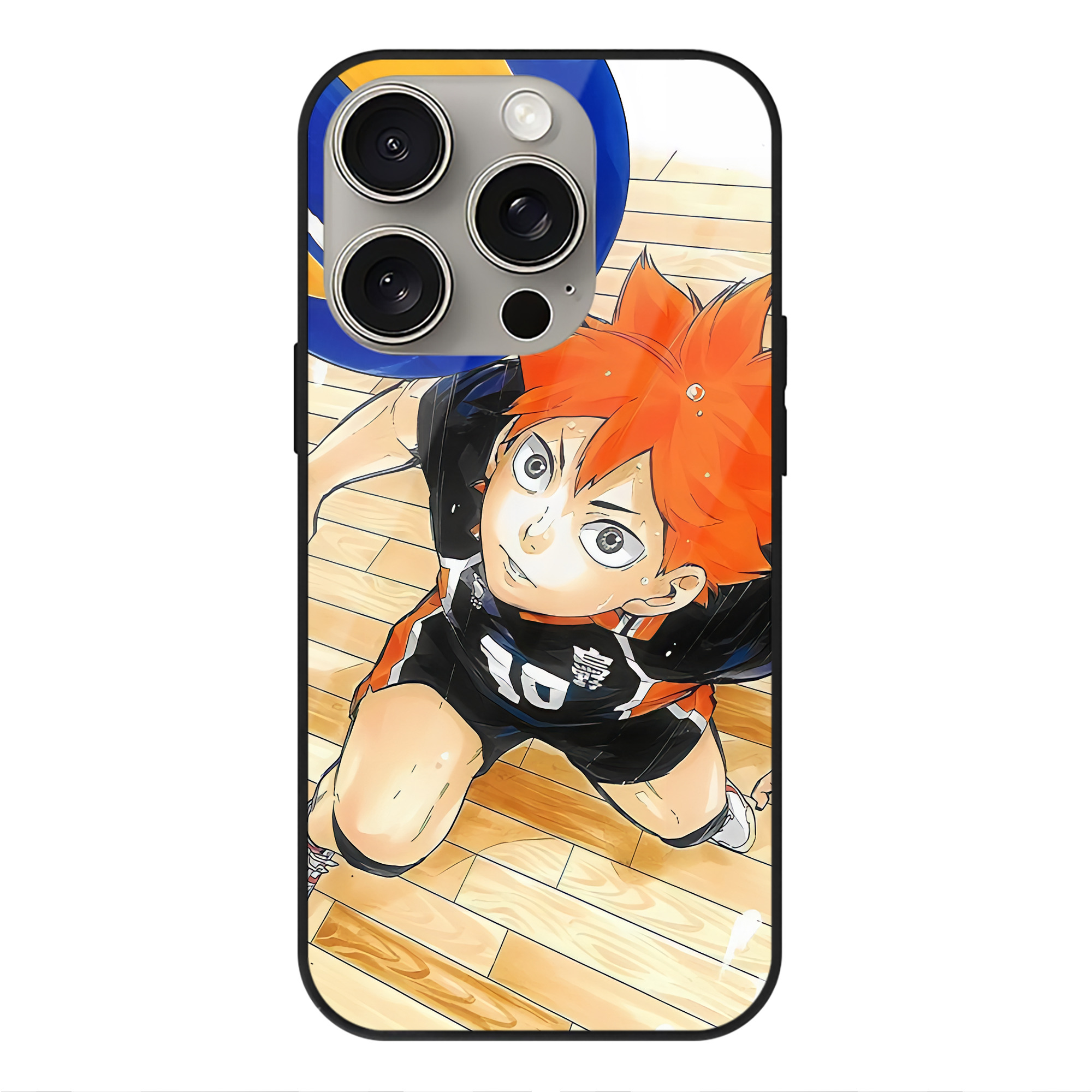 （画像用） ハイキュー!! Haikyu!! 【iPhone15Pro対応】スマホケース 耐衝撃＆黄変防止 背面ガラス