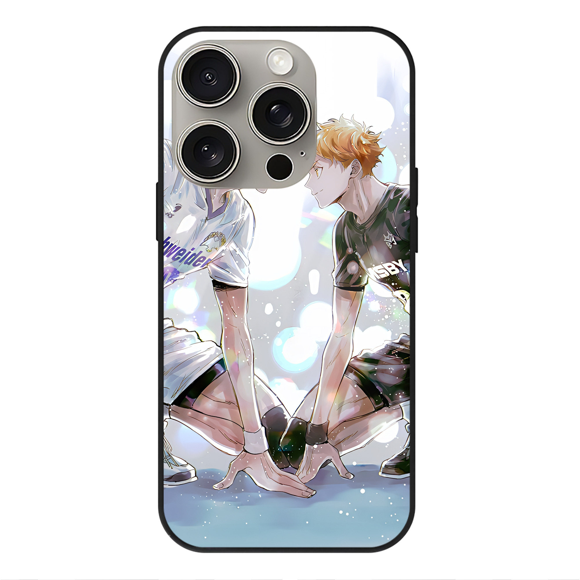 （画像用） ハイキュー!! Haikyu!! 【iPhone15Pro対応】スマホケース 耐衝撃＆黄変防止 背面ガラス