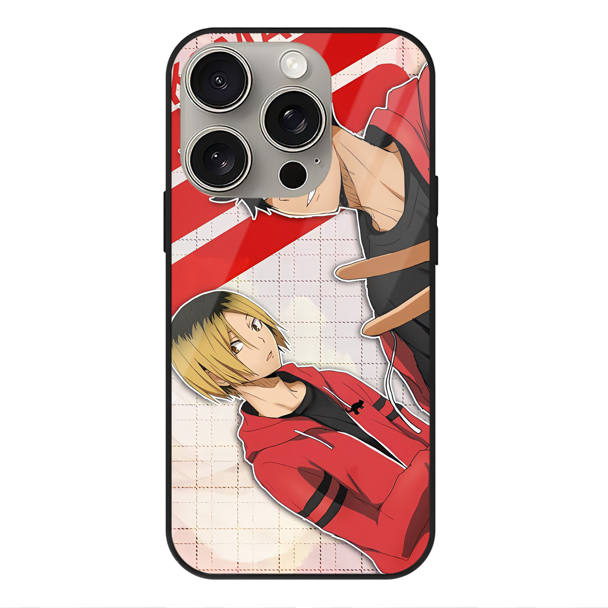 （画像用） ハイキュー!! Haikyu!! 【iPhone15Pro対応】スマホケース 耐衝撃＆黄変防止 背面ガラス