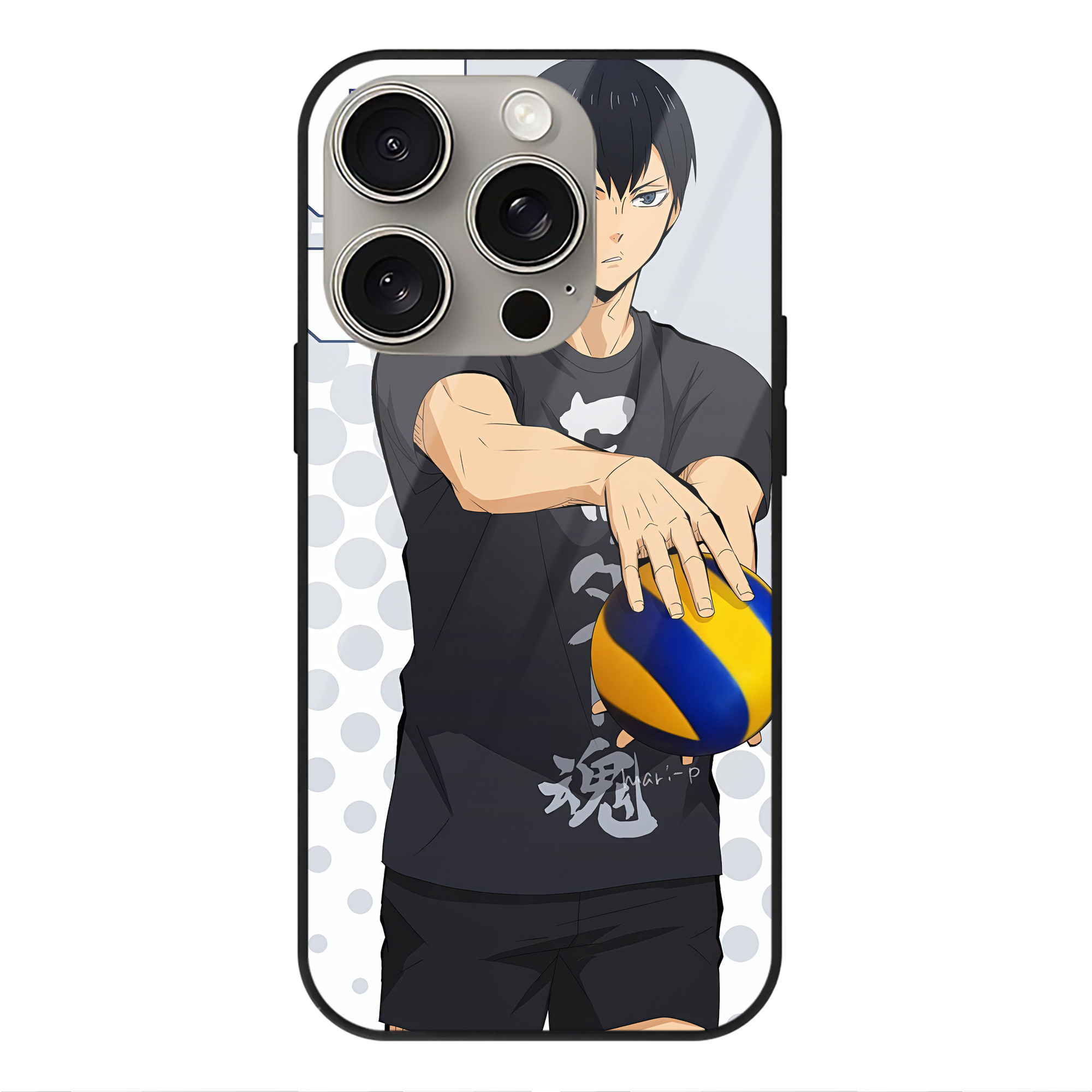 （画像用） ハイキュー!! Haikyu!! 【iPhone15Pro対応】スマホケース 耐衝撃＆黄変防止 背面ガラス