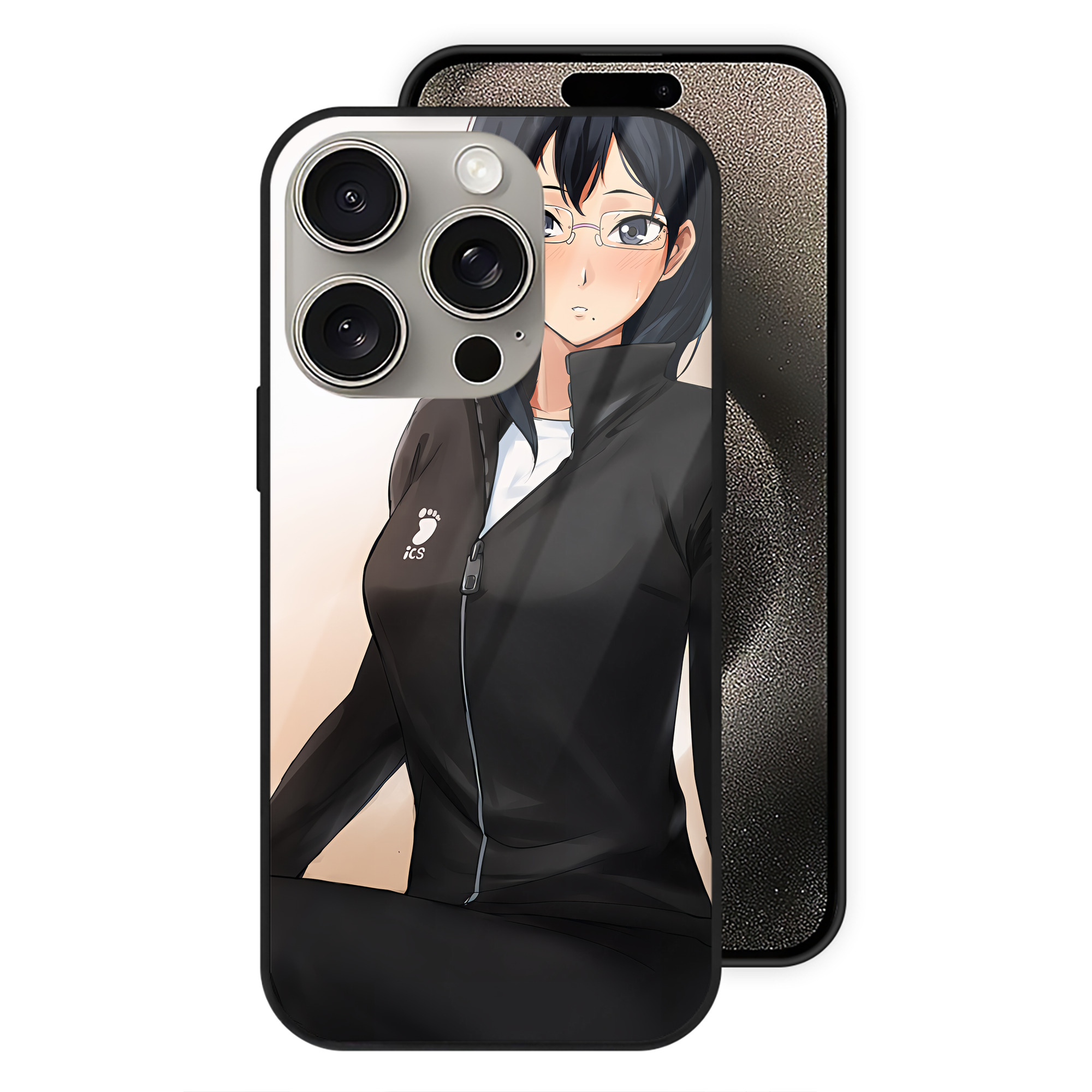 （画像用） ハイキュー!! Haikyu!! 【iPhone15Pro対応】スマホケース 耐衝撃＆黄変防止 背面ガラス