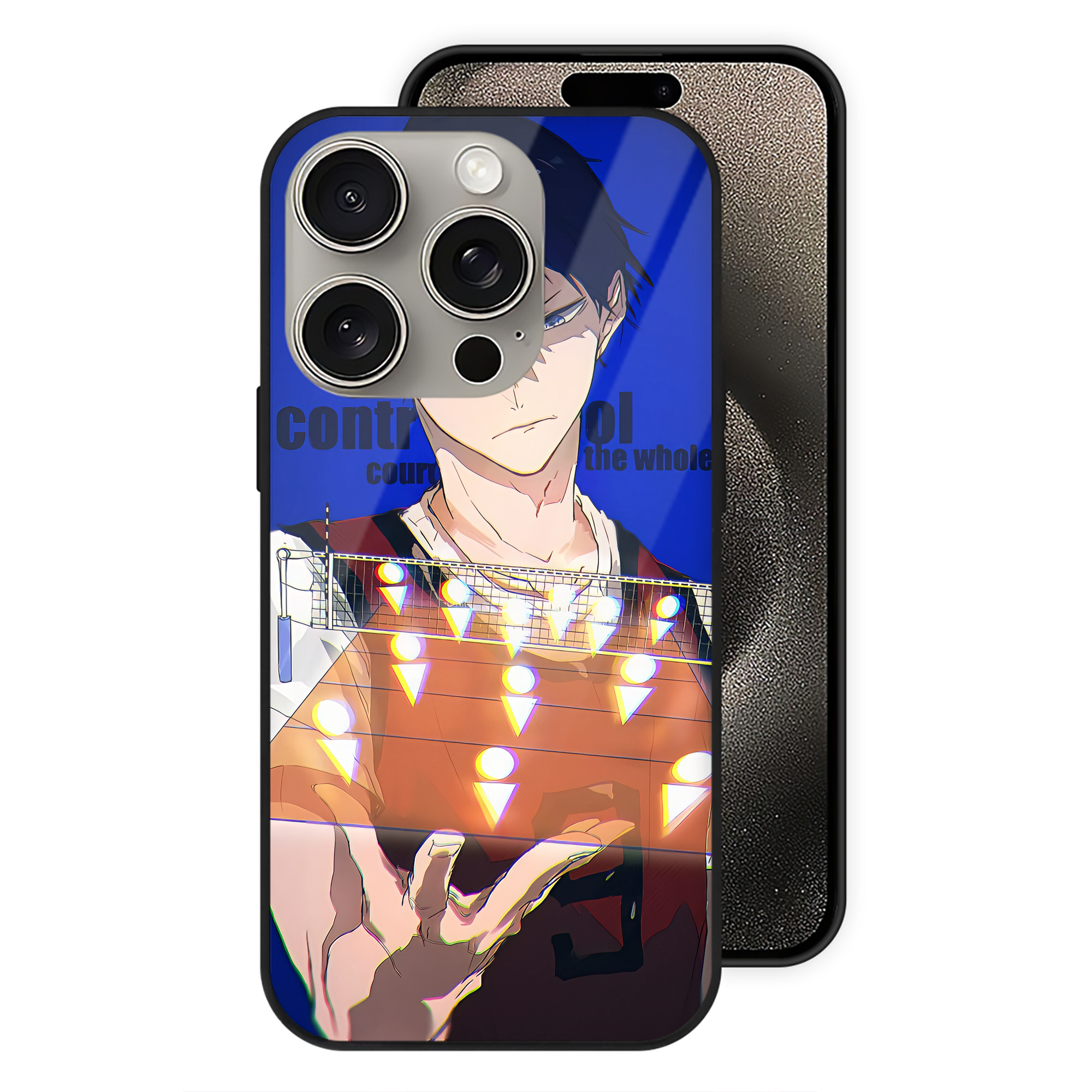 （画像用） ハイキュー!! Haikyu!! 【iPhone15Pro対応】スマホケース 耐衝撃＆黄変防止 背面ガラス