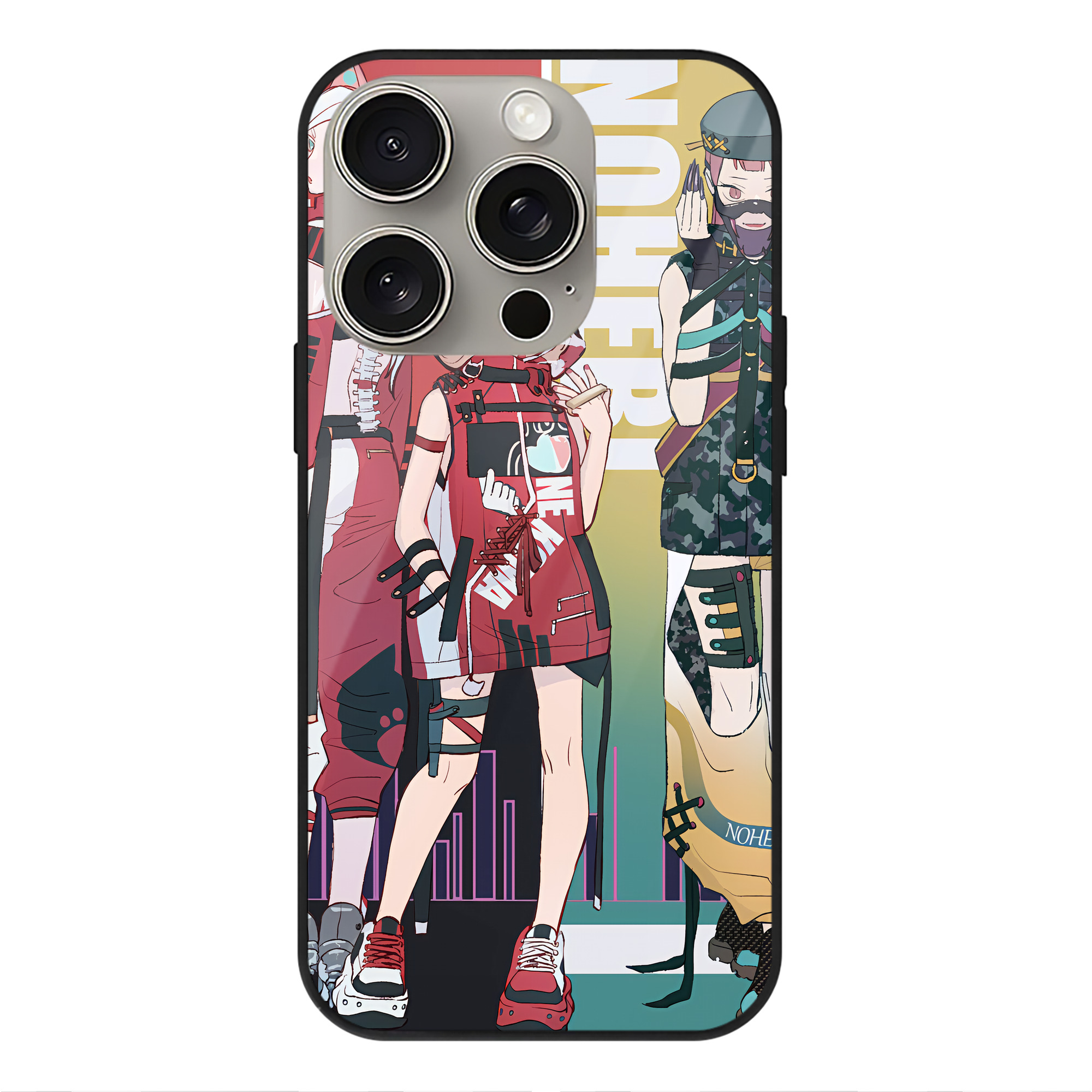（画像用） ハイキュー!! Haikyu!! 【iPhone15Pro対応】スマホケース 耐衝撃＆黄変防止 背面ガラス