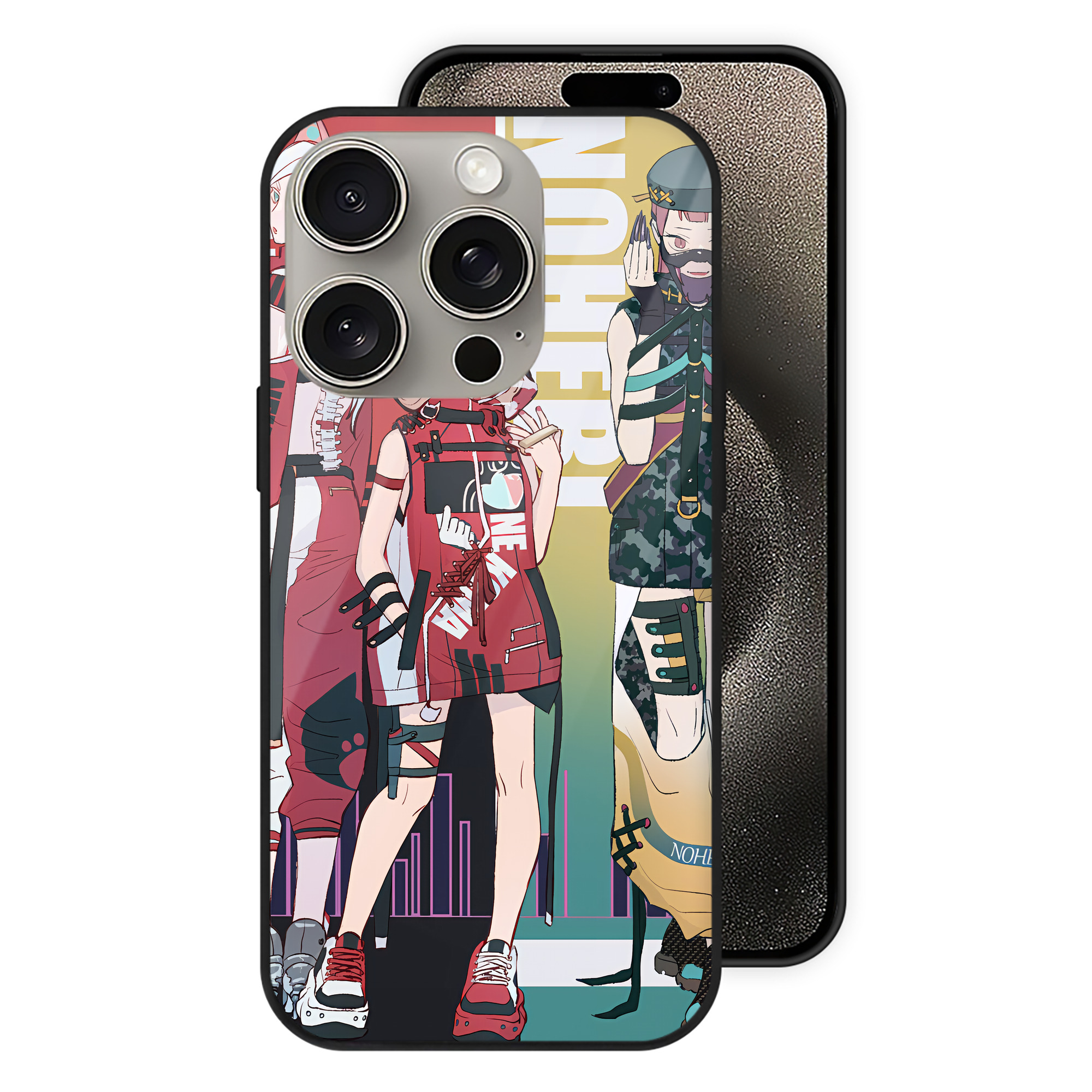 （画像用） ハイキュー!! Haikyu!! 【iPhone15Pro対応】スマホケース 耐衝撃＆黄変防止 背面ガラス